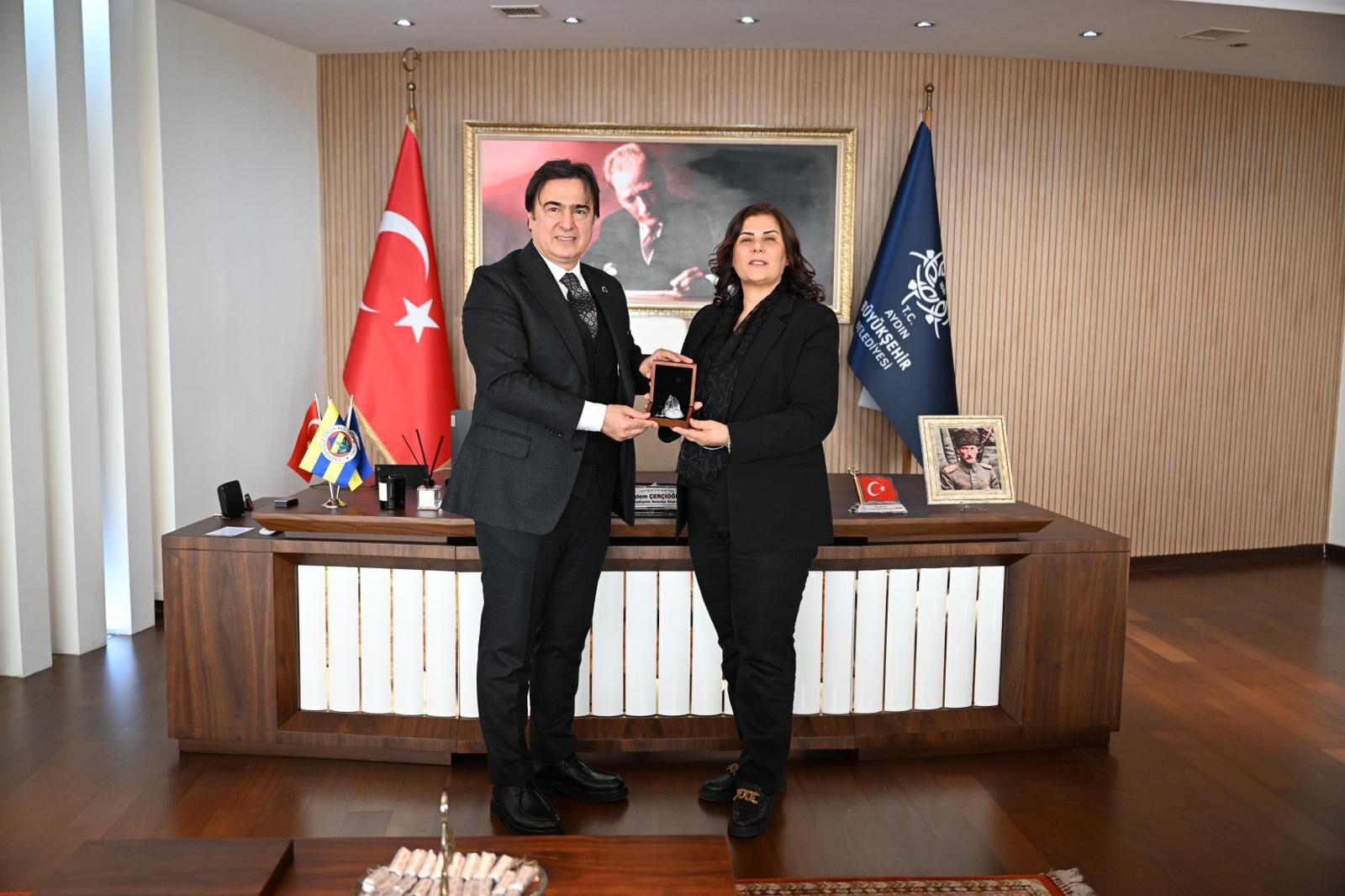 Başkan Çerçioğlu’na TCDD Genel Müdürlüğü’nden ziyaret: AYBAN Projesi görüşüldü