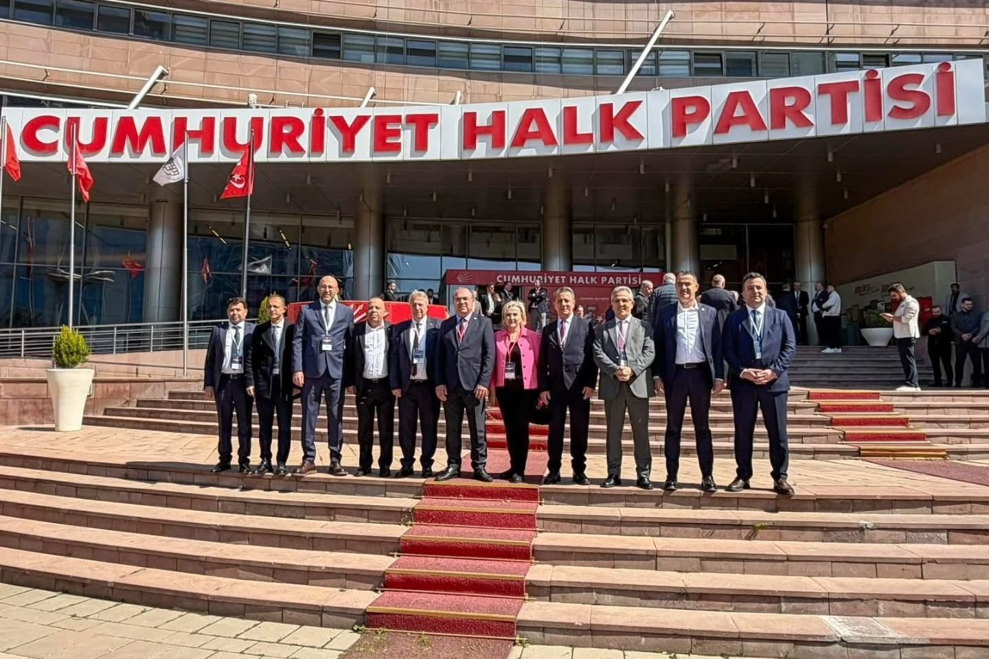 CHP Aydın örgütü Ankara’daki toplantıya katıldı