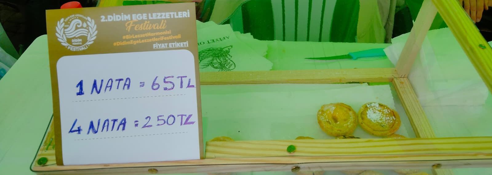 Didim’deki festivalde ilginç anlar: Egeliler Portekiz tatlısını enginara benzetti