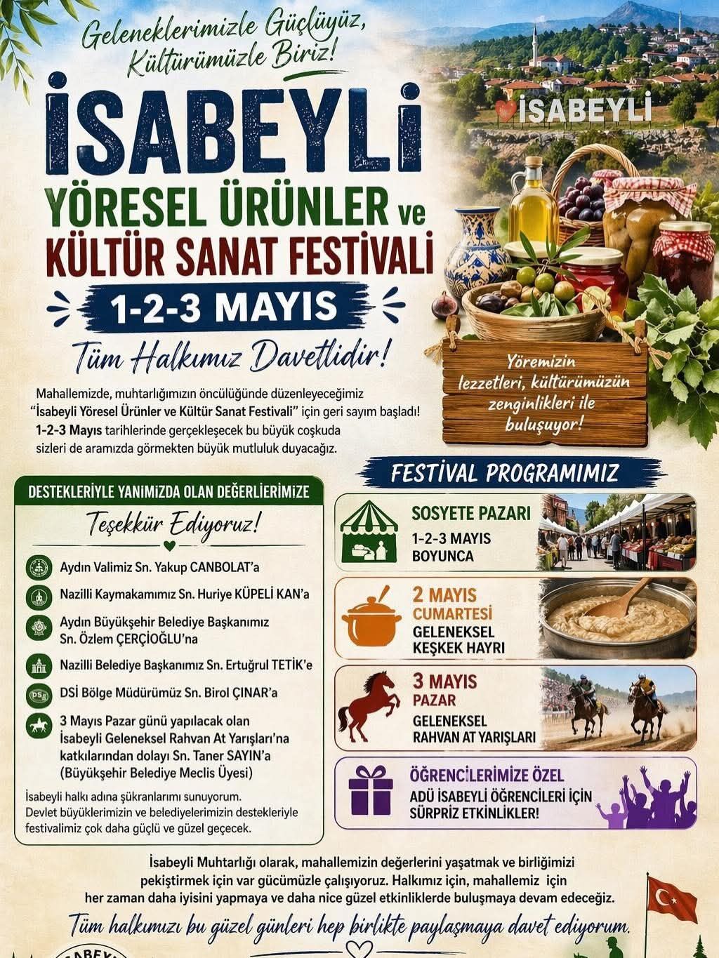 Isabeylide Festival Heyecani Yasanacak Keskek Ve At Yarislar 657638 A6F23F