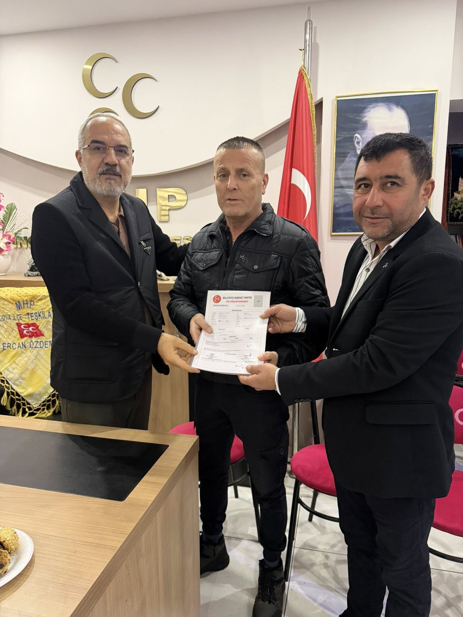 MHP İncirliova’da yeni üye katılımı