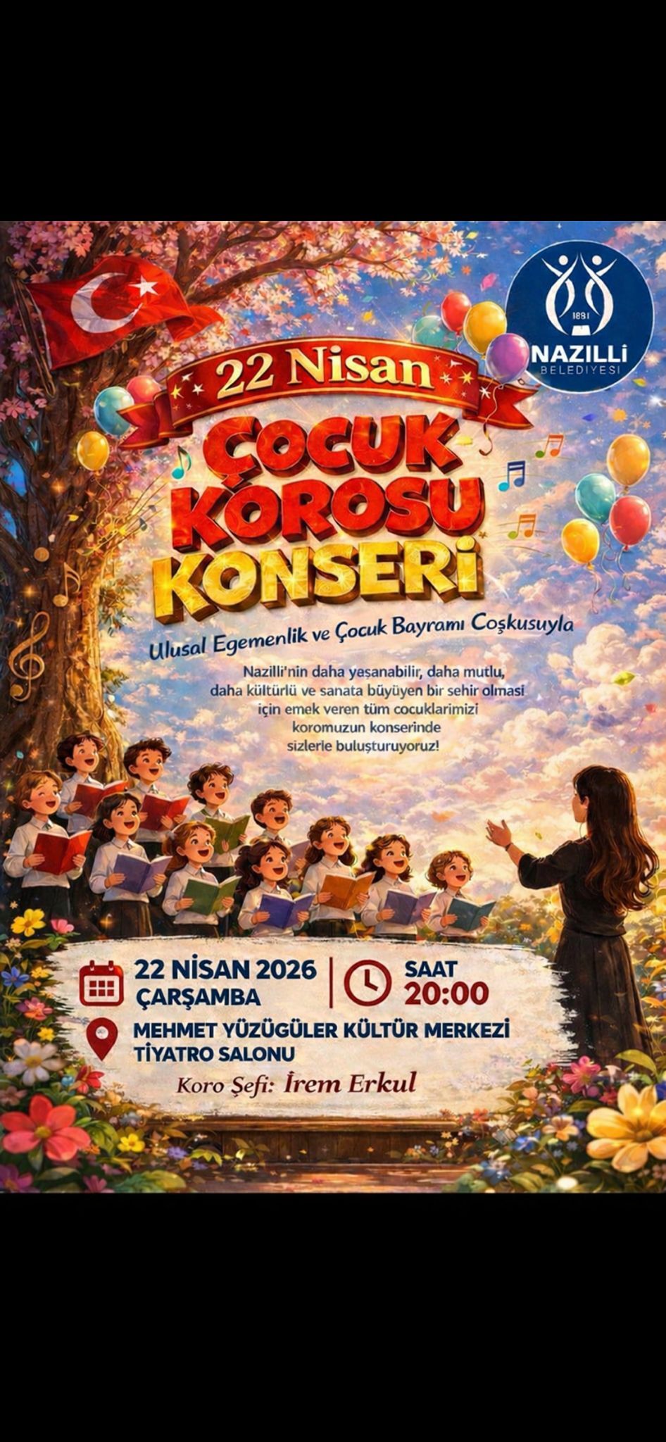 Nazilli’de Çocuklar Etkinliğe Doyacak! Nazilli Belediyesi’nden 23 Nisan’a Özel Program (1)