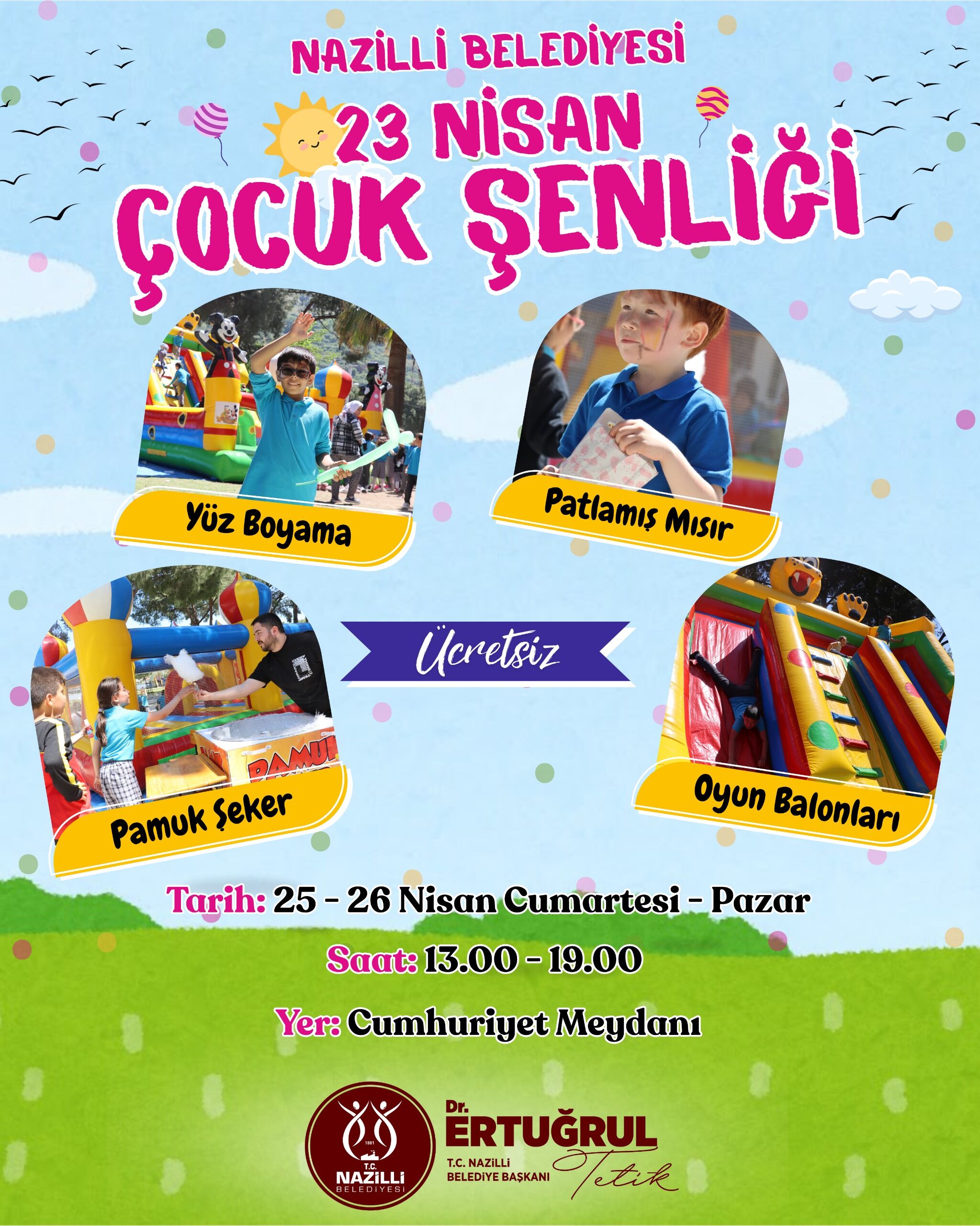 Nazilli’de Çocuklar Etkinliğe Doyacak! Nazilli Belediyesi’nden 23 Nisan’a Özel Program (3)