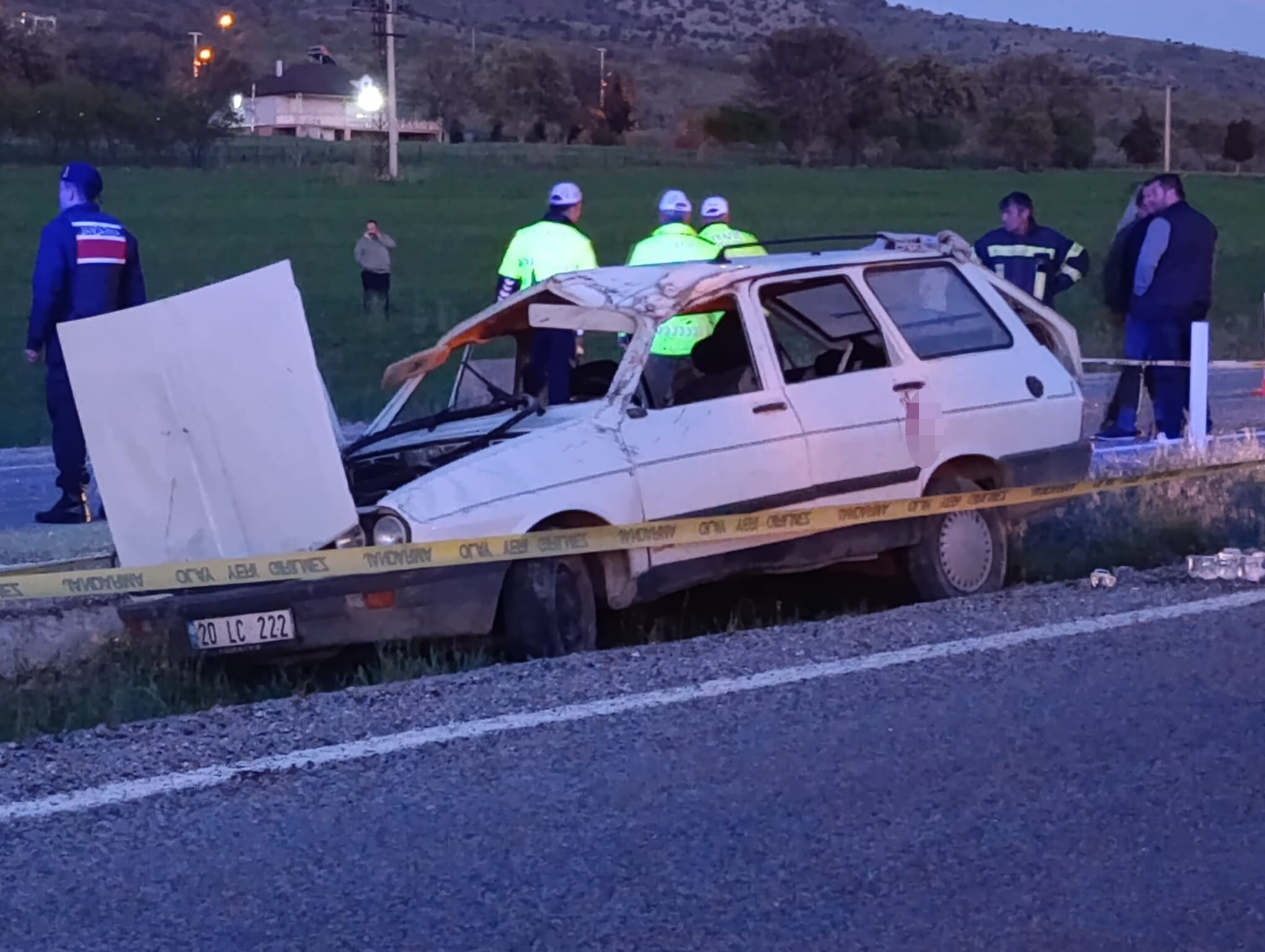 Otomobil takla attı: 1 ölü, 4 yaralı