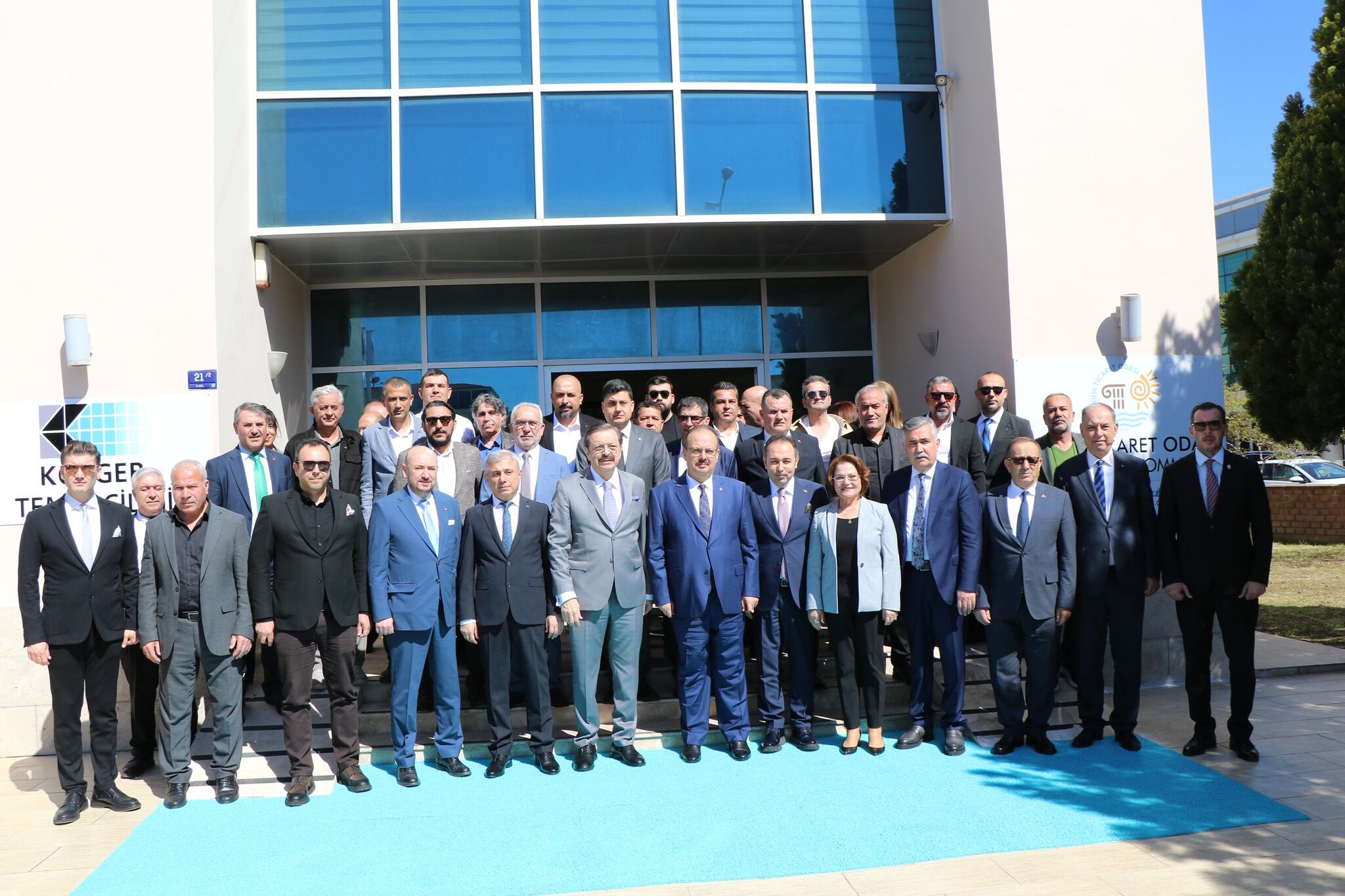 TOBB Başkanı Hisarcıklıoğlu Aydın turunda: Söke’de okul açılışı yaptı