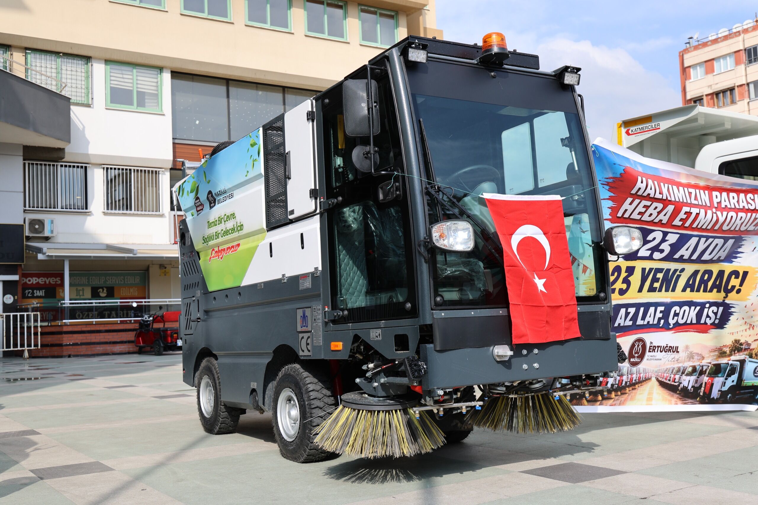Nazilli'de 23 ayda 23 yeni araç ilçeye kazandırıldı