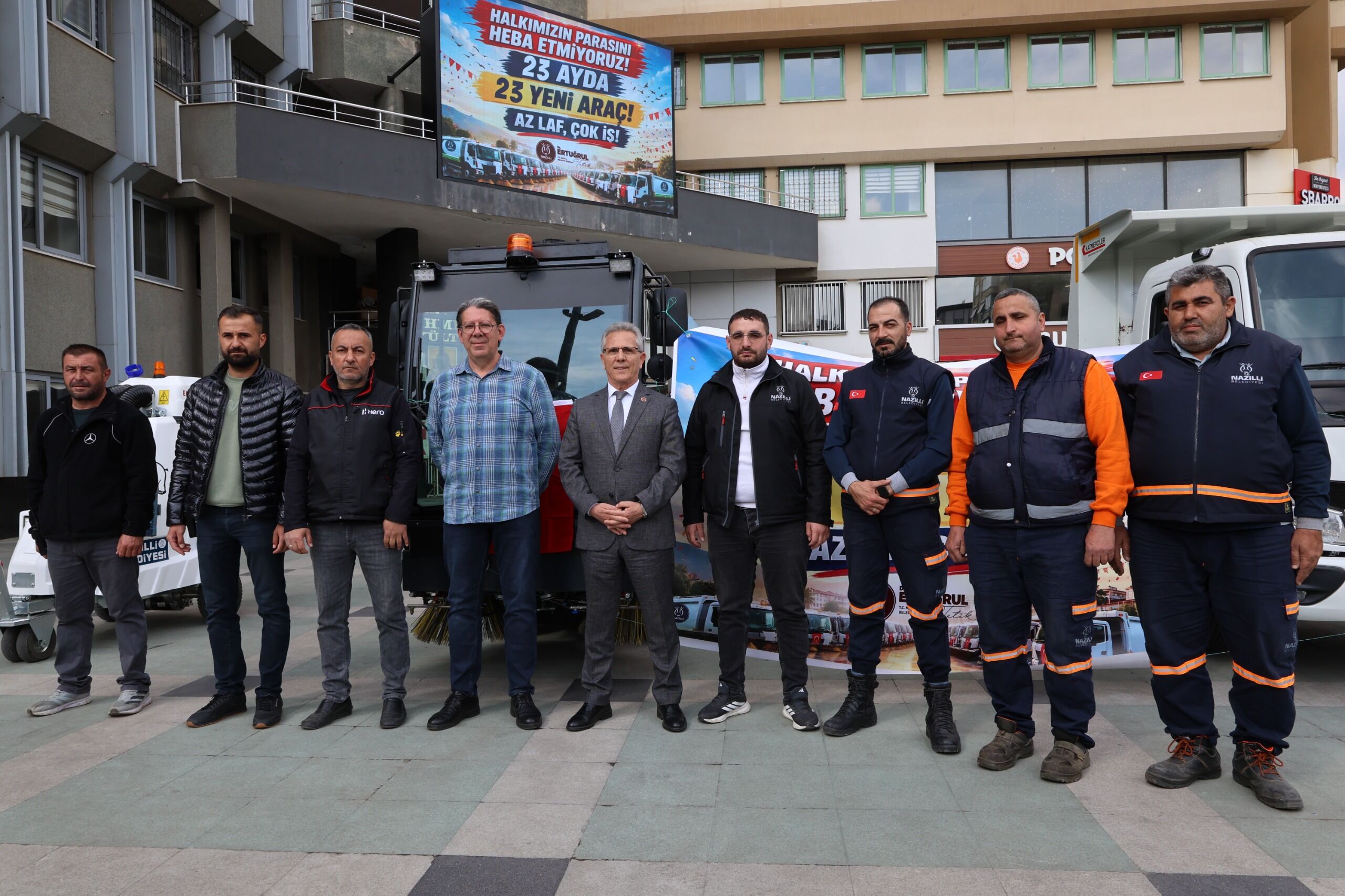 Nazilli'de 23 ayda 23 yeni araç ilçeye kazandırıldı