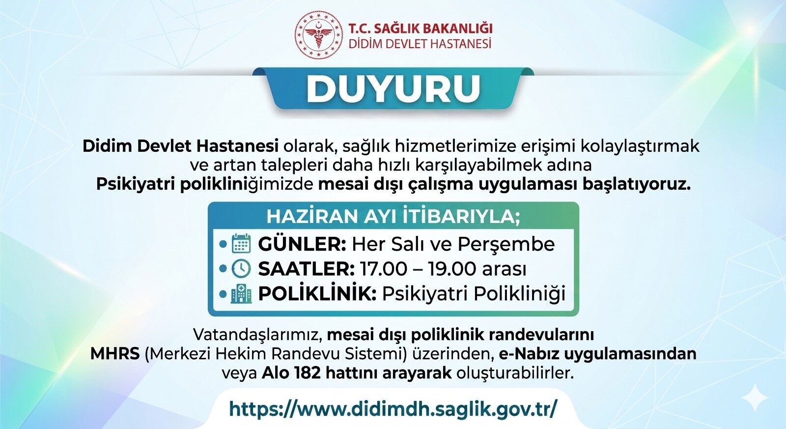 Aydın'da Devlet Hastanesi Müjdeyi Verdi! Haziran Ayı Itibariyle Başlıyor (2)