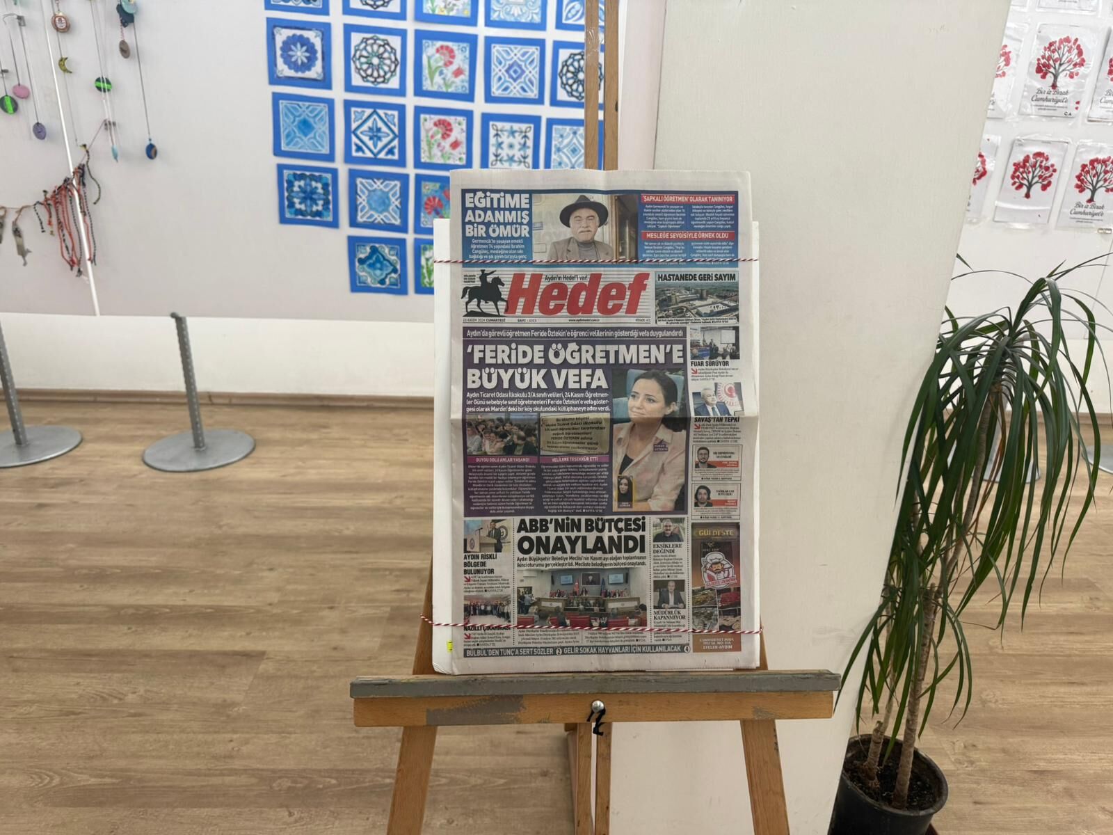 Aydın’da mezuniyet öncesi duygu dolu sergi