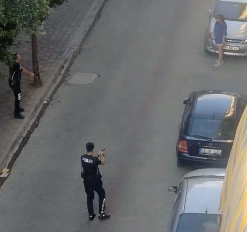 Aydın’da Sokakta Samuray Kılıcıyla Dehşet! (5)