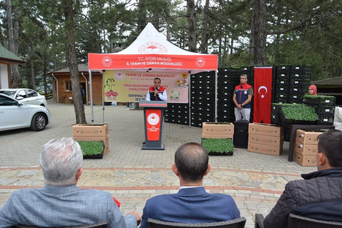 Aydın’da Take Desteği Büyüyor Üreticilere Fide Desteği Sevinci (3)