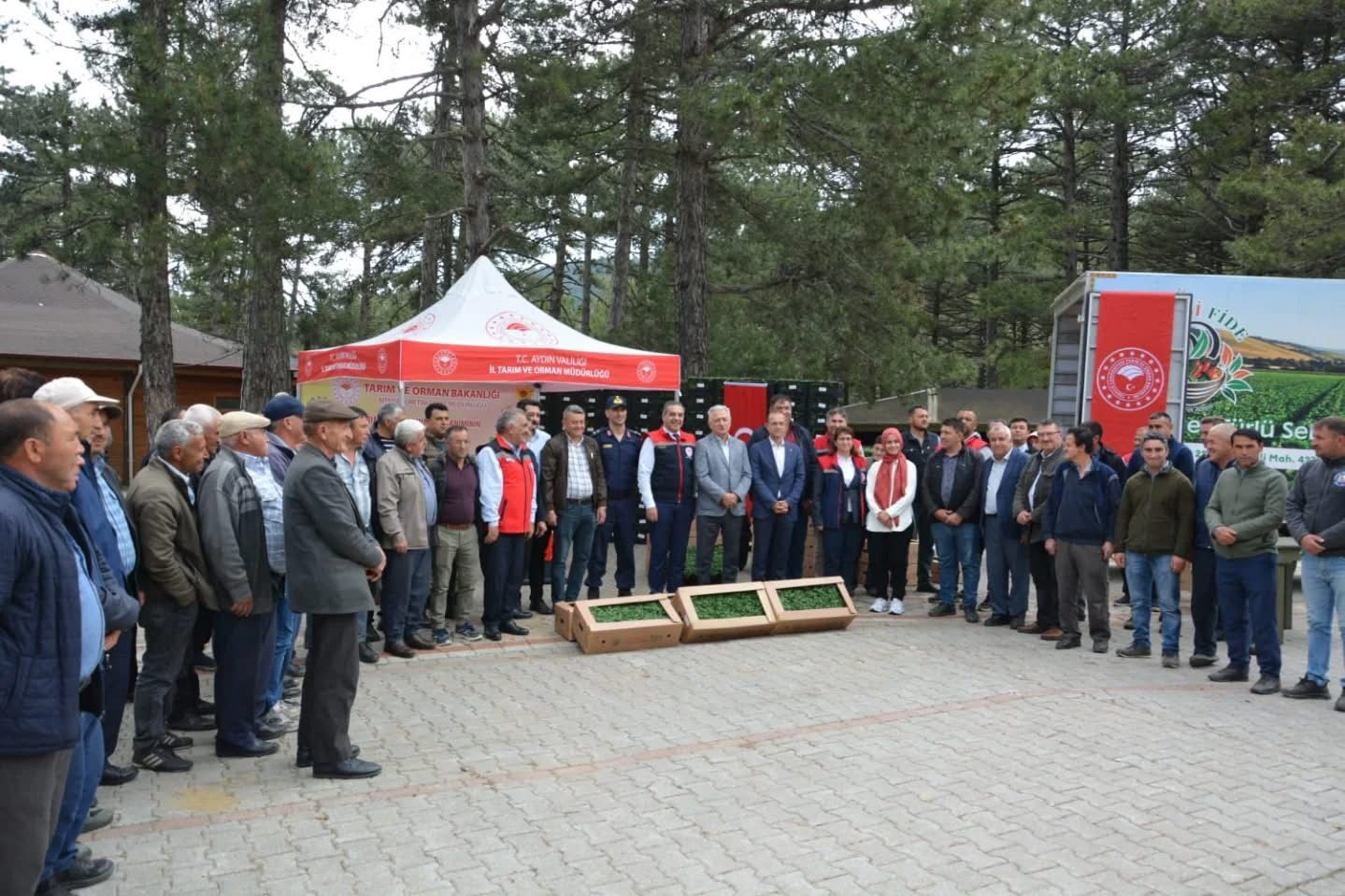 Aydın’da Take Desteği Büyüyor Üreticilere Fide Desteği Sevinci (4)