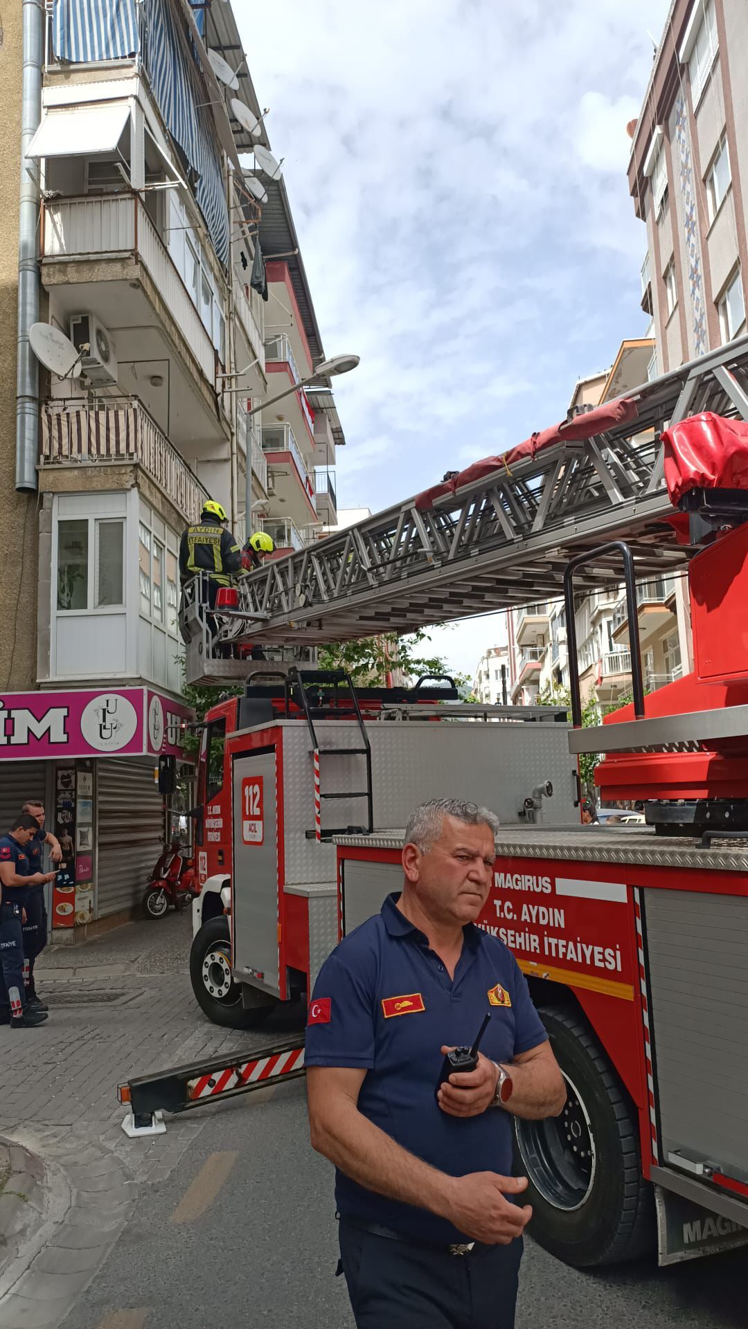 Aydın’da Yangın Paniği! Ocakta Unutulan Tencere Alev Aldı (1)
