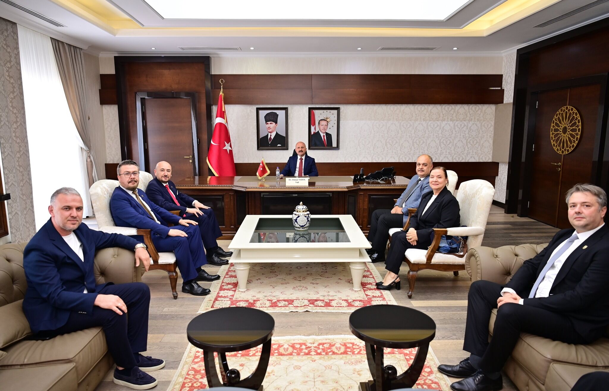 AYTO’dan Vali Varol’a ziyaret Çıldır Havaalanı Raporu sunuldu