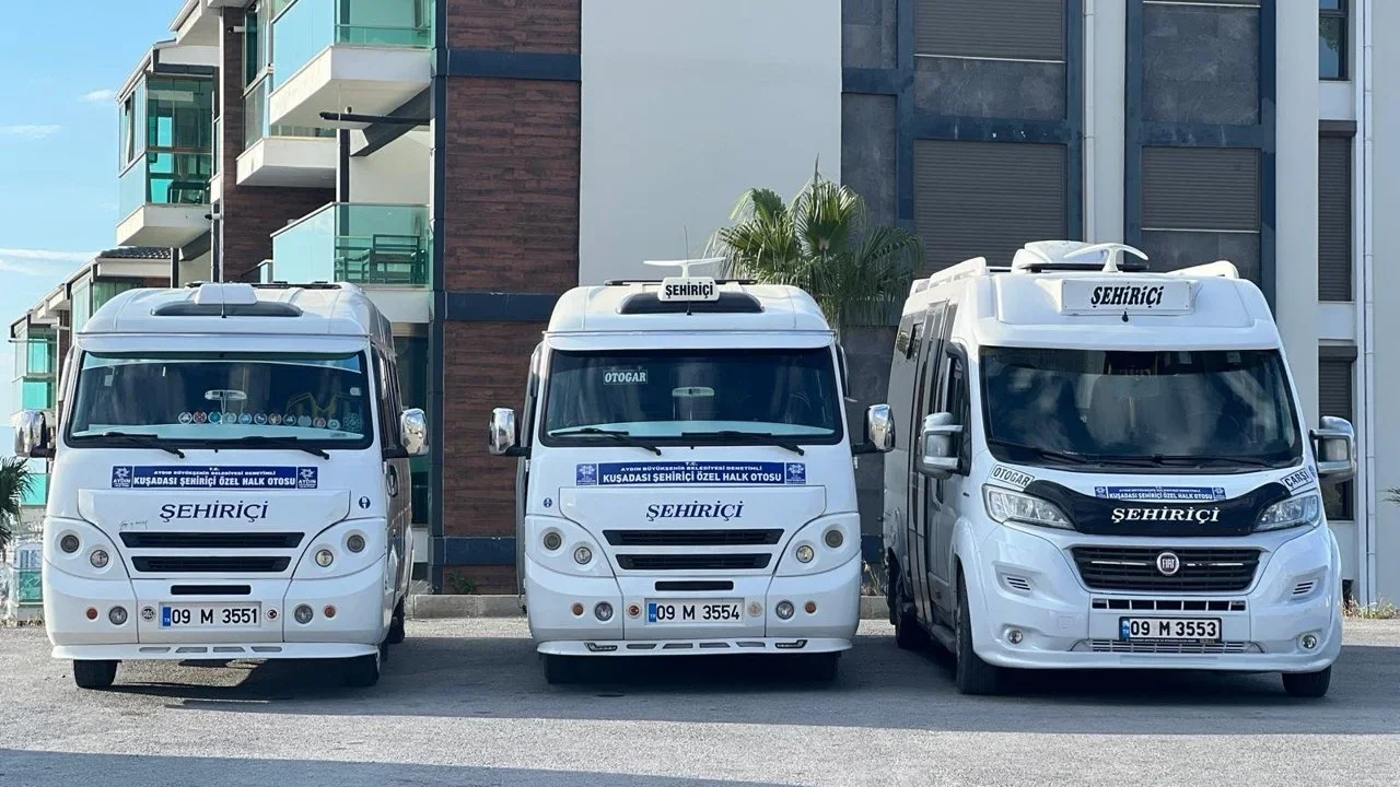 Kuşadası'nda Minibüs Saatleri Tamamen Değişti1