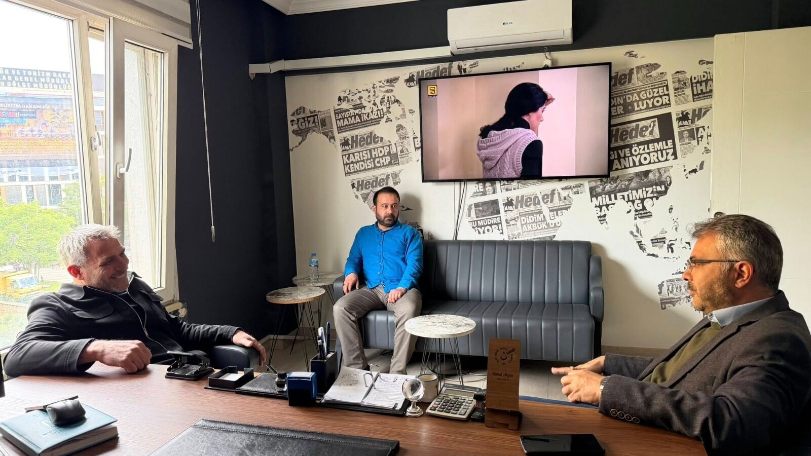 Milletvekili Özmen’den Hedef Gazetesi’ne ziyaret
