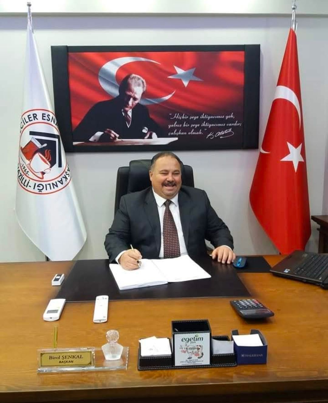 Nazilli esnafının acı günü: Birol Şenkal son yolculuğuna uğurlandı
