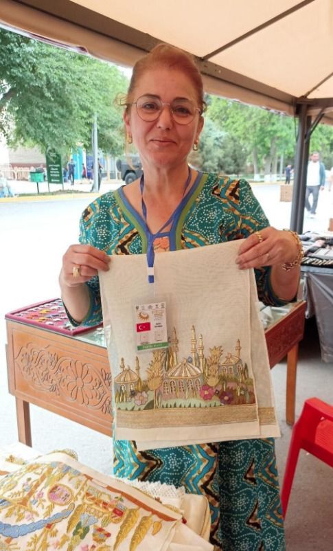Nazillili sanatçıya Özbekistan'dan uluslararası ödül