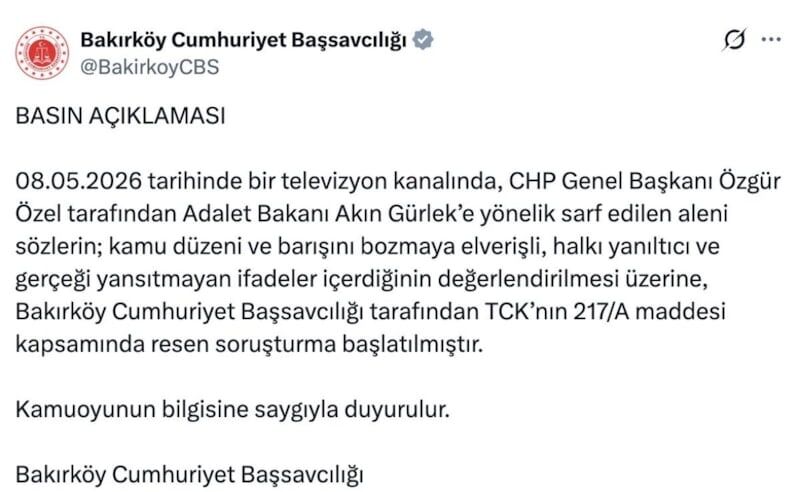 Siyasette Sıcak Gelişme Chp Lideri Özgür Özel’e Soruşturma (1)