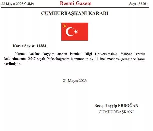 Üniversiteyle ilgili karar Resmi Gazete'de yayımlandı Öğrencilere ne olacak