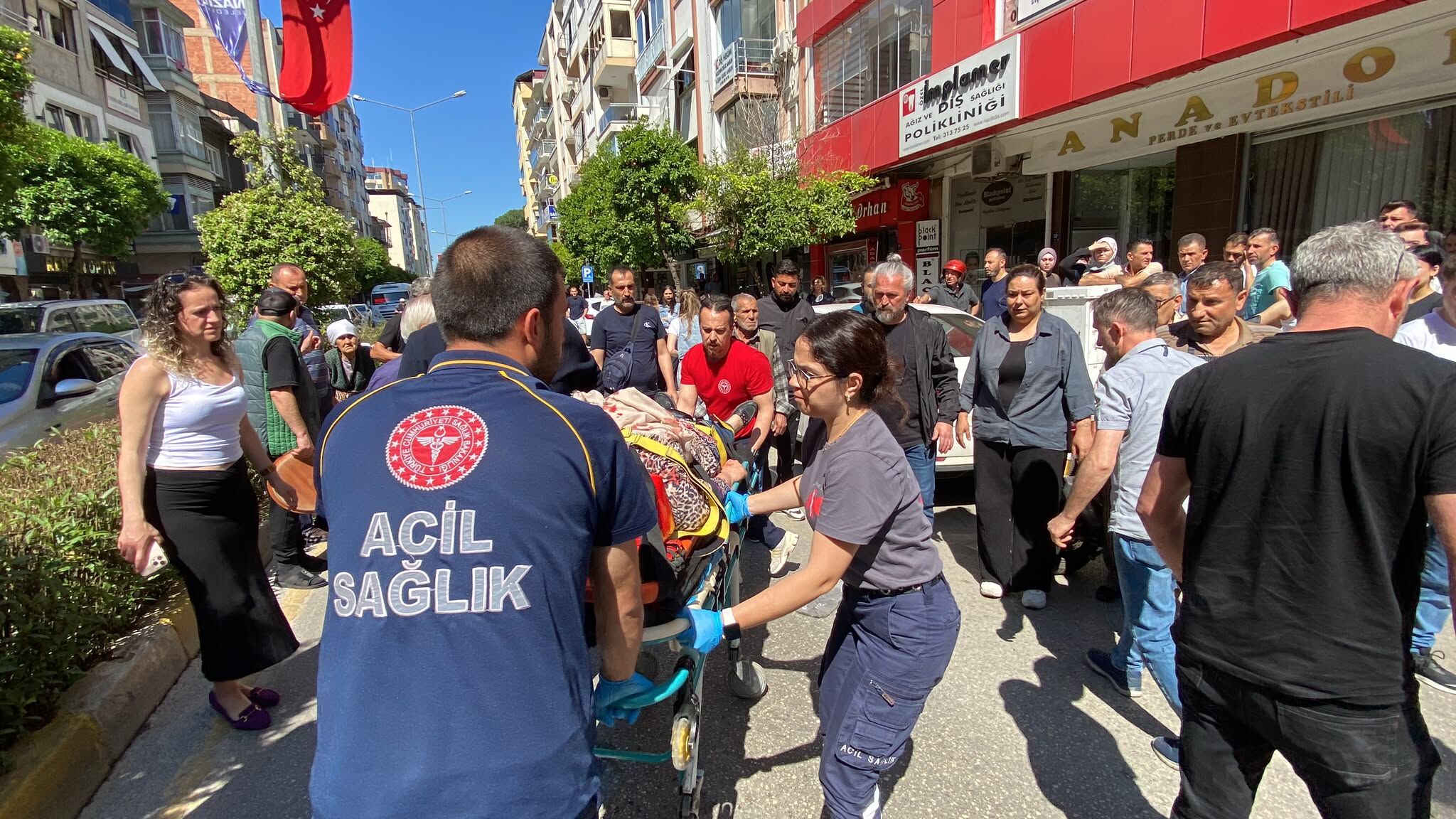 Yolun karşısına geçemedi Nazilli’de talihsiz kadın ağır yaralandı!