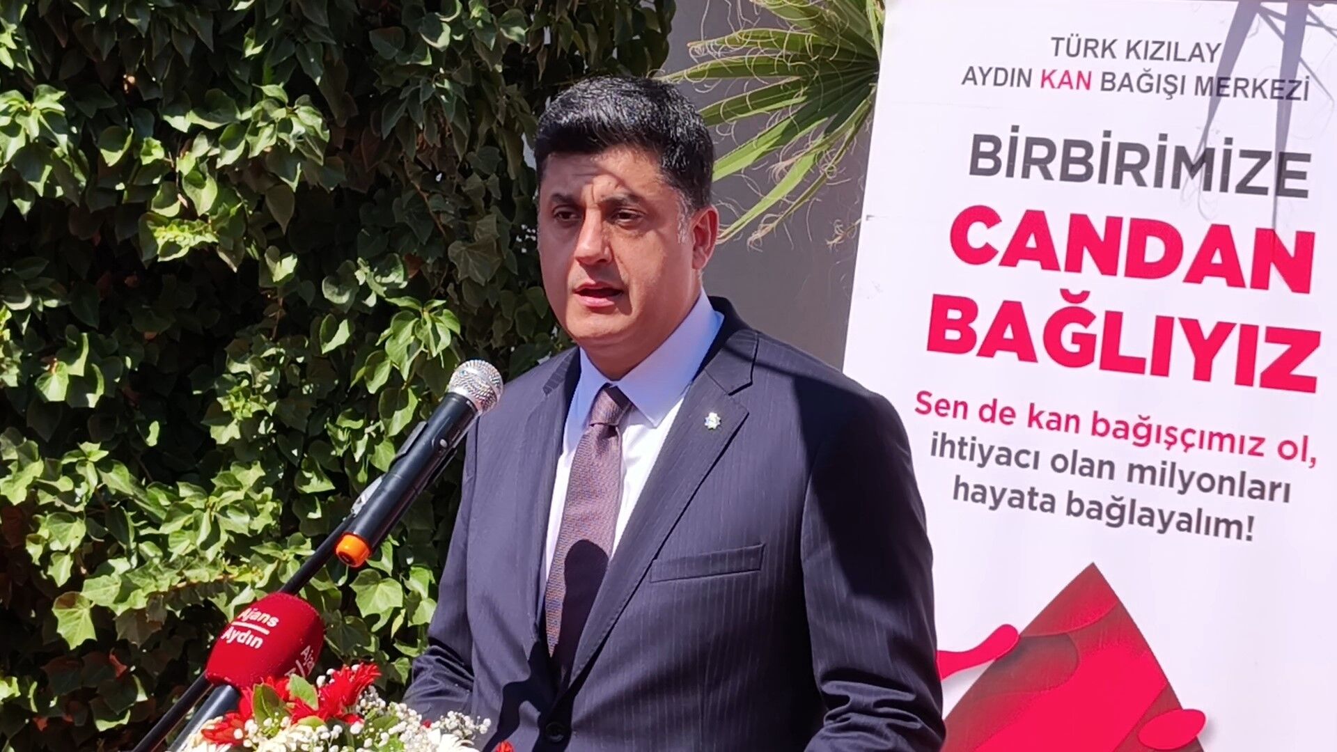 Aydın’da Kızılay kan alma birimi törenle açıldı