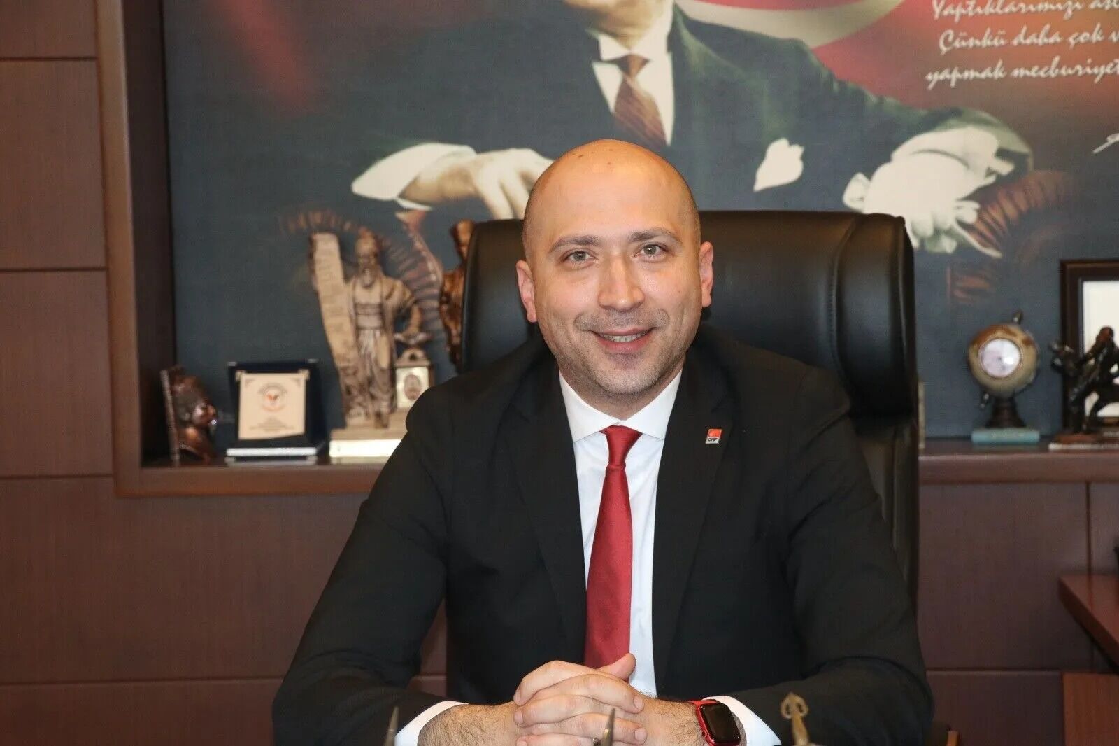Aydın ilçe başkanlarında taziye mesajı