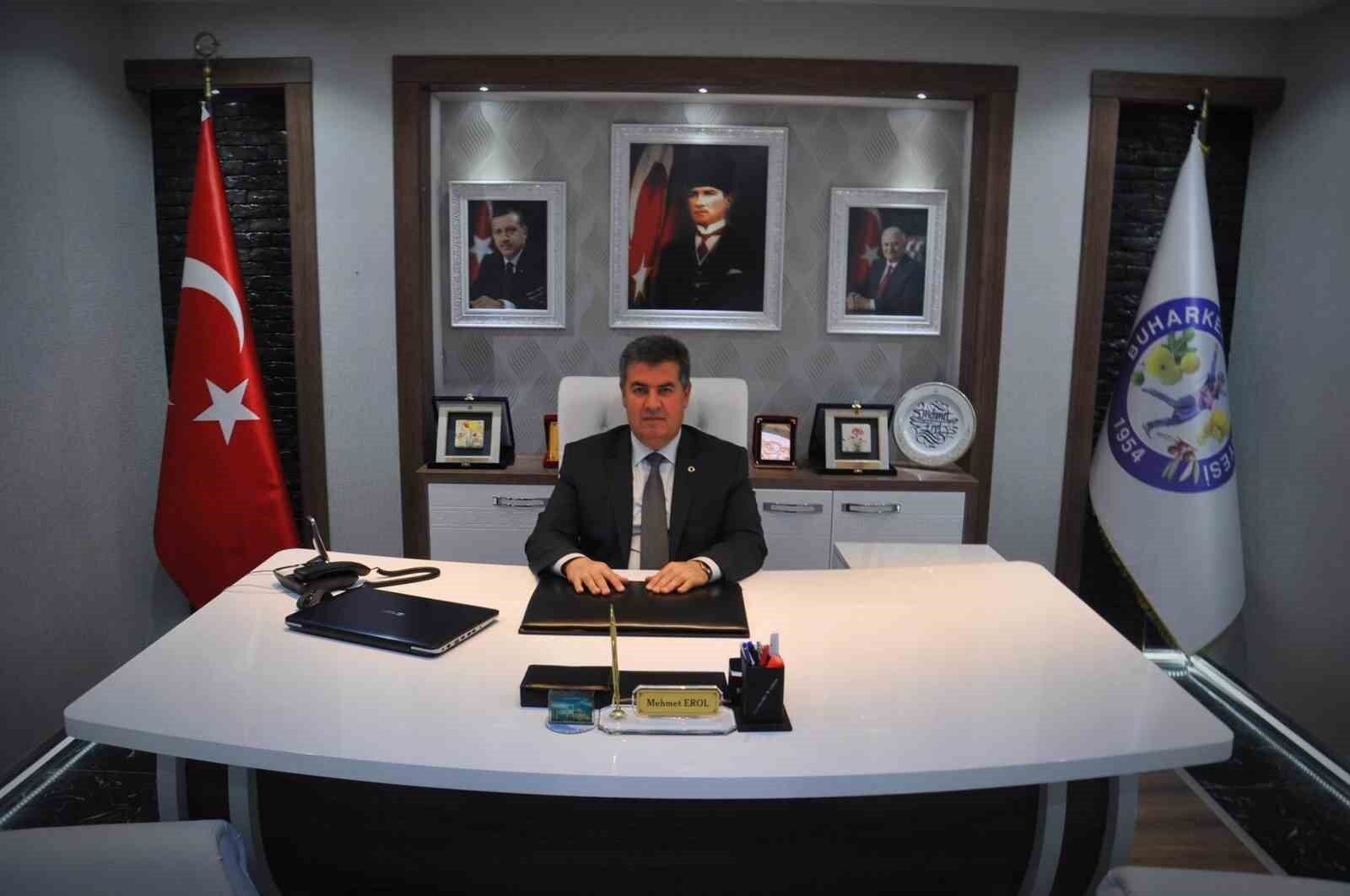 Aydın ilçe başkanlarında taziye mesajı