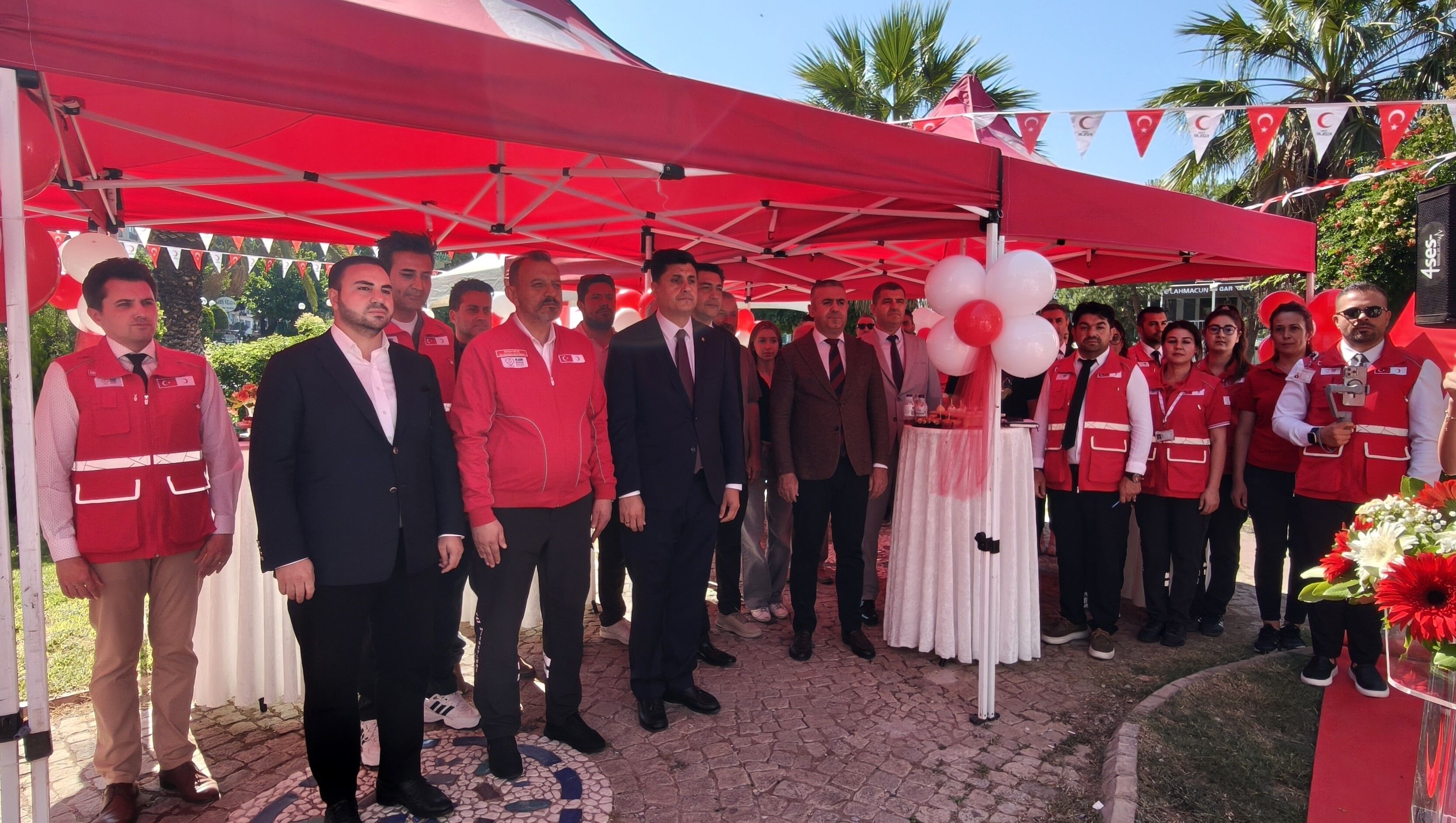 Aydın’da Kızılay kan alma birimi törenle açıldı