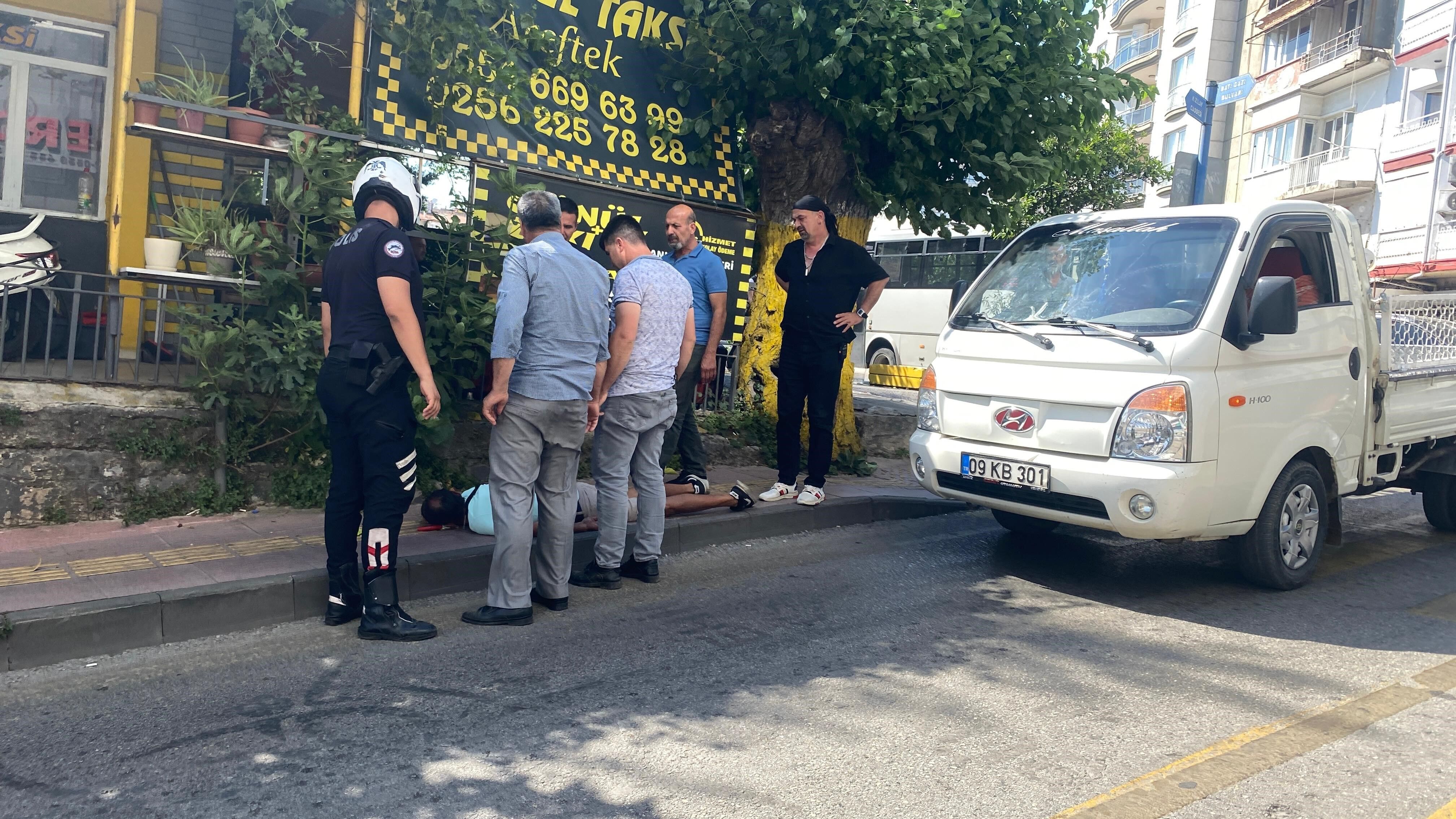 Aydın’da yaya geçidinde dehşet! Kamyonet çarptı