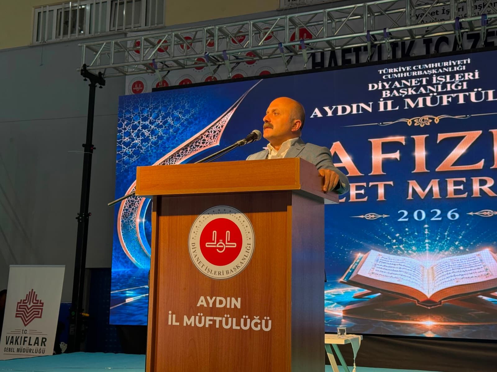 Aydın’daki kuran bülbüllerine anlamlı program: 115 hafız görkemli törenle icazet aldı