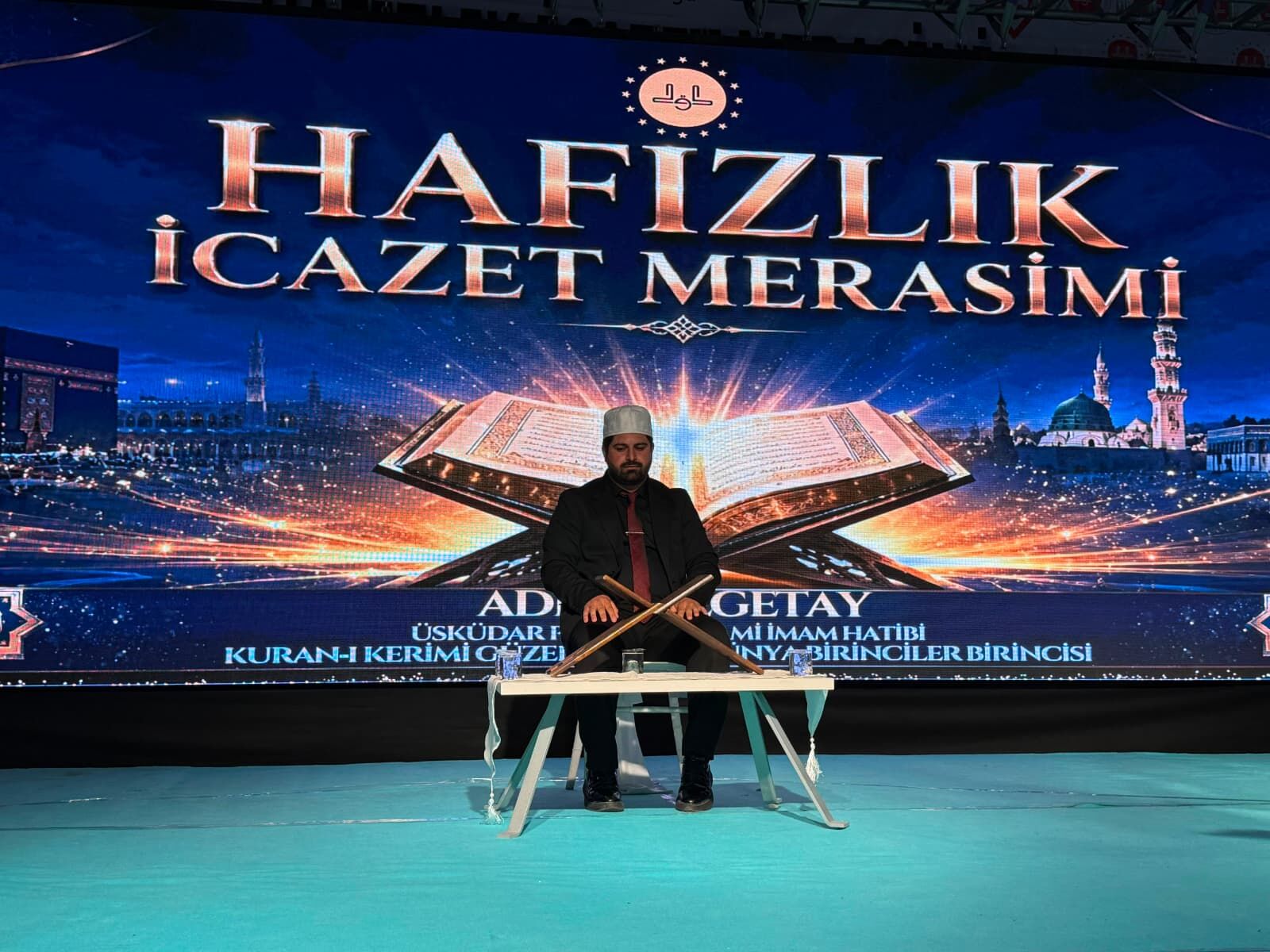 Aydın’daki kuran bülbüllerine anlamlı program: 115 hafız görkemli törenle icazet aldı