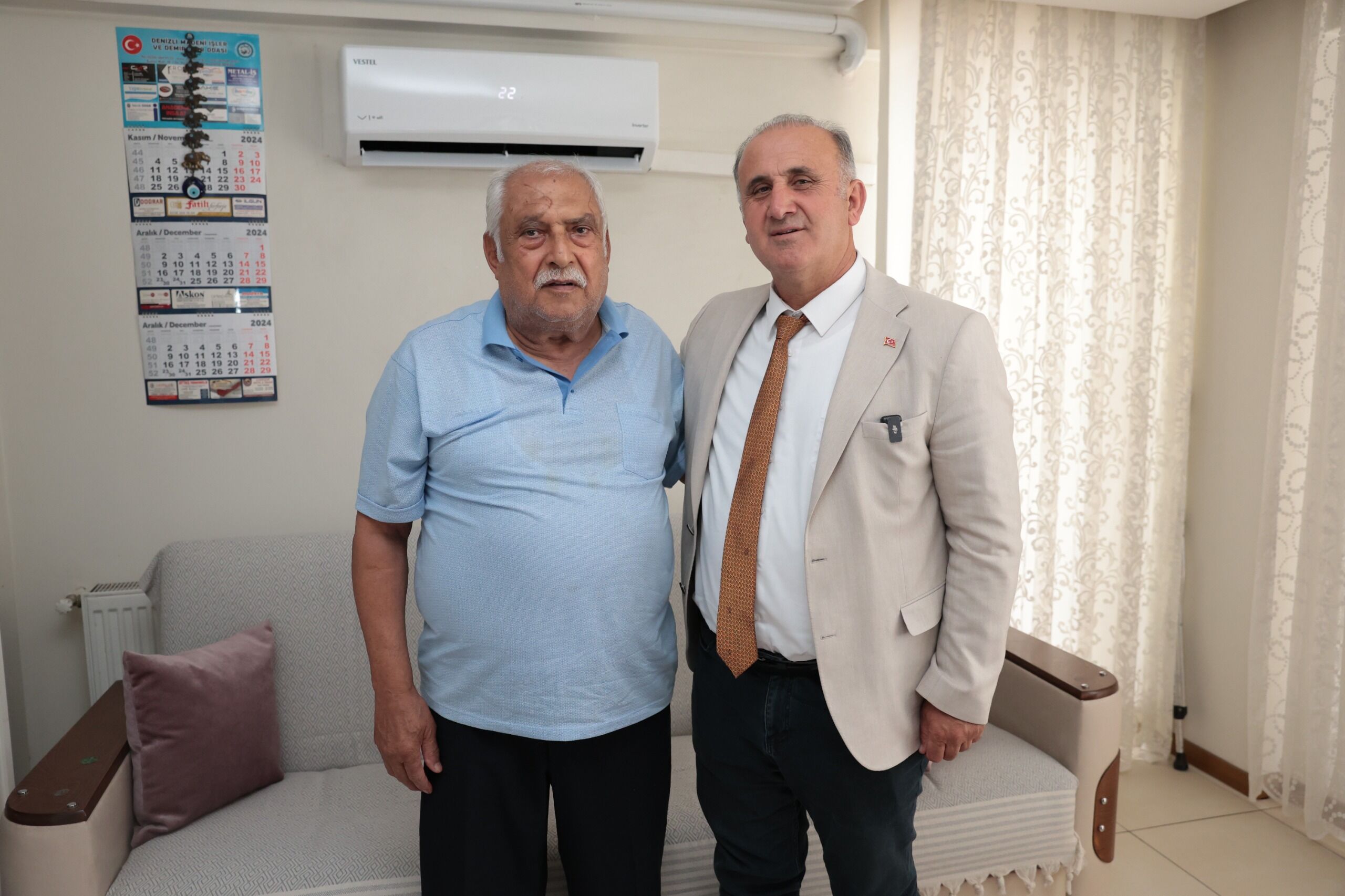 Başkan Kaya'dan Babalar Günü Öncesi Anlamlı Davranış Şehitlerin Babalarını Unutmadı (1)