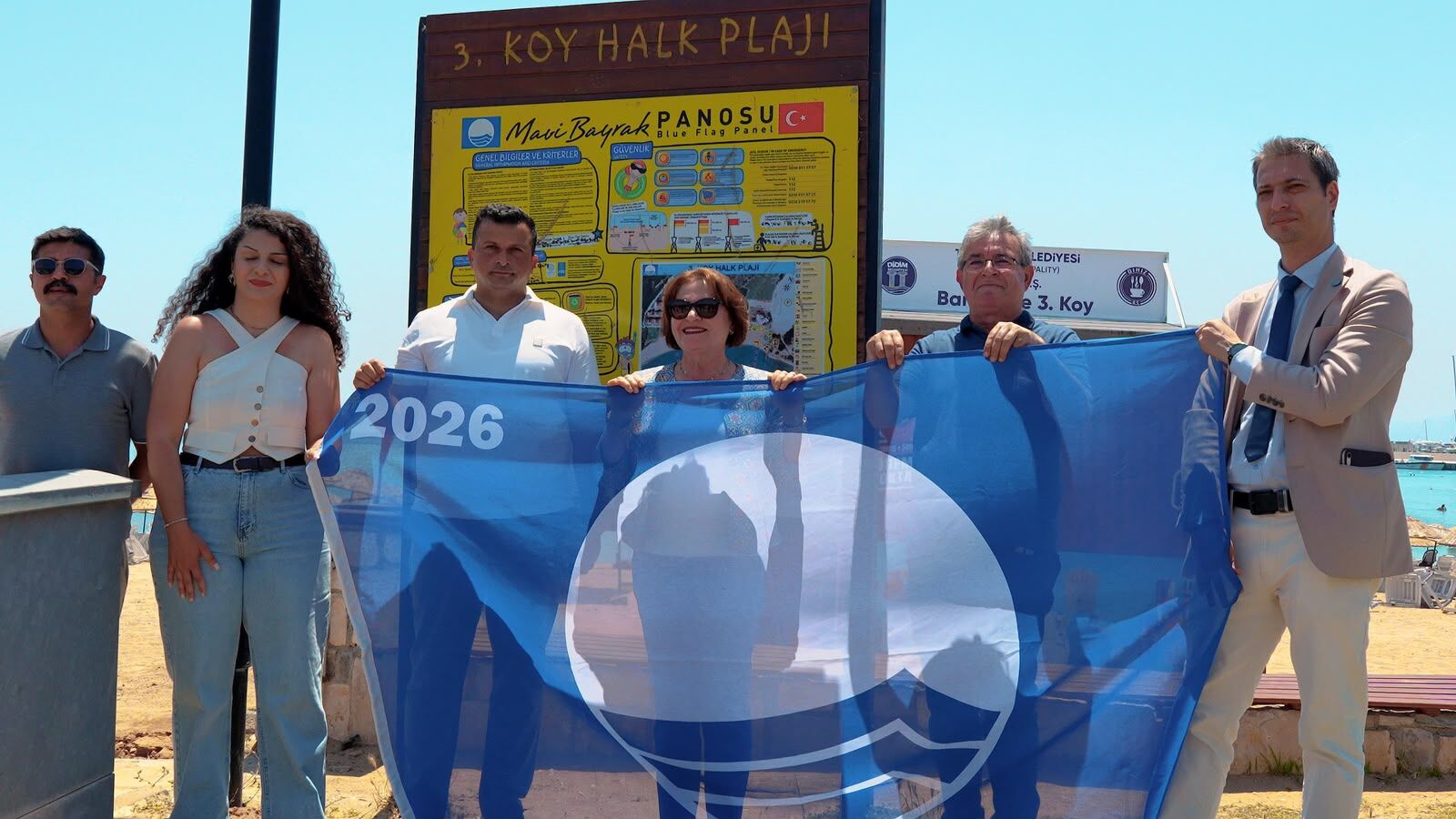 Didim Belediyesi’nden mavi bayrak başarısı