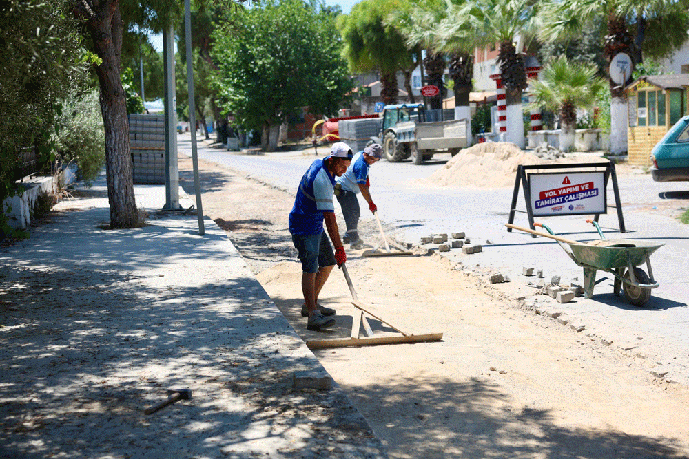 Didim’de Taş Döşeme Çalışmaları Sürüyo (2)