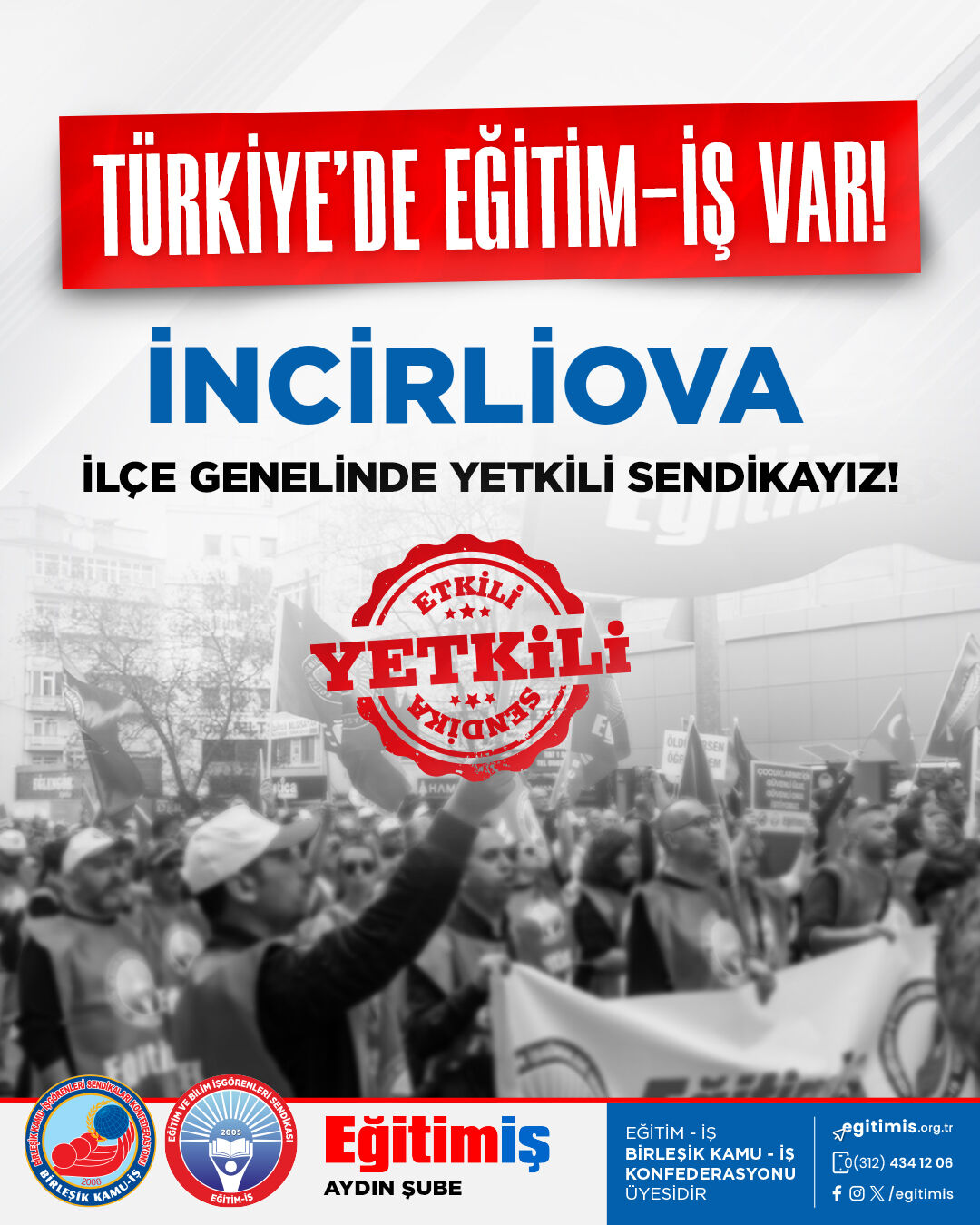 Eğitim İş Aydın’da Gücünü Artırıyor Başkan Özdemir Büyük Başarıyı Gururla Duyurdu (3)