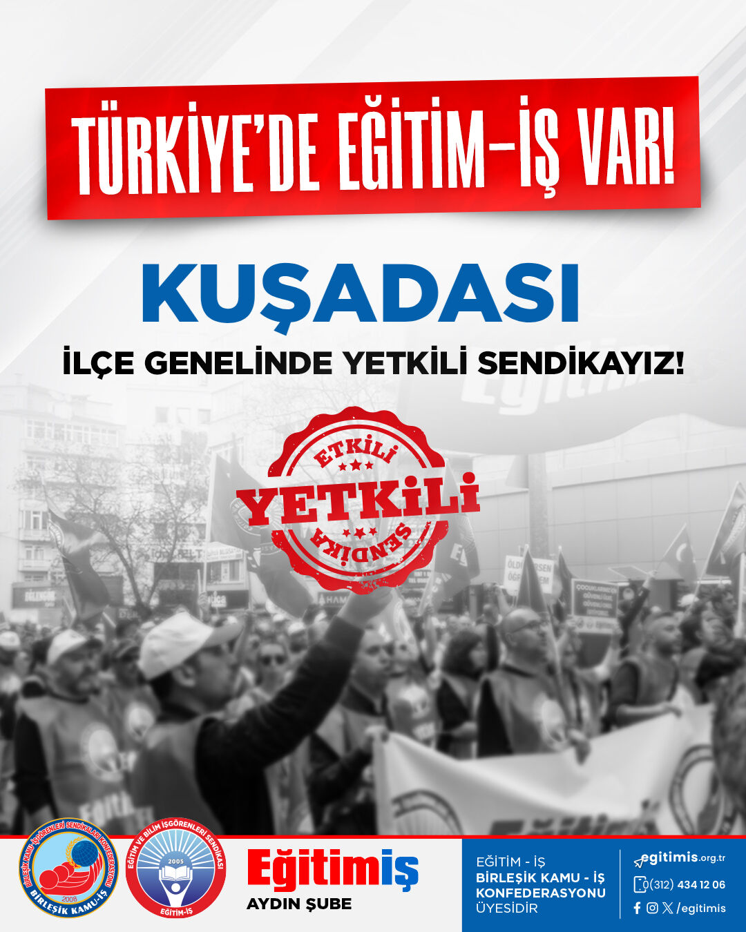 Eğitim İş Aydın’da Gücünü Artırıyor Başkan Özdemir Büyük Başarıyı Gururla Duyurdu (5)