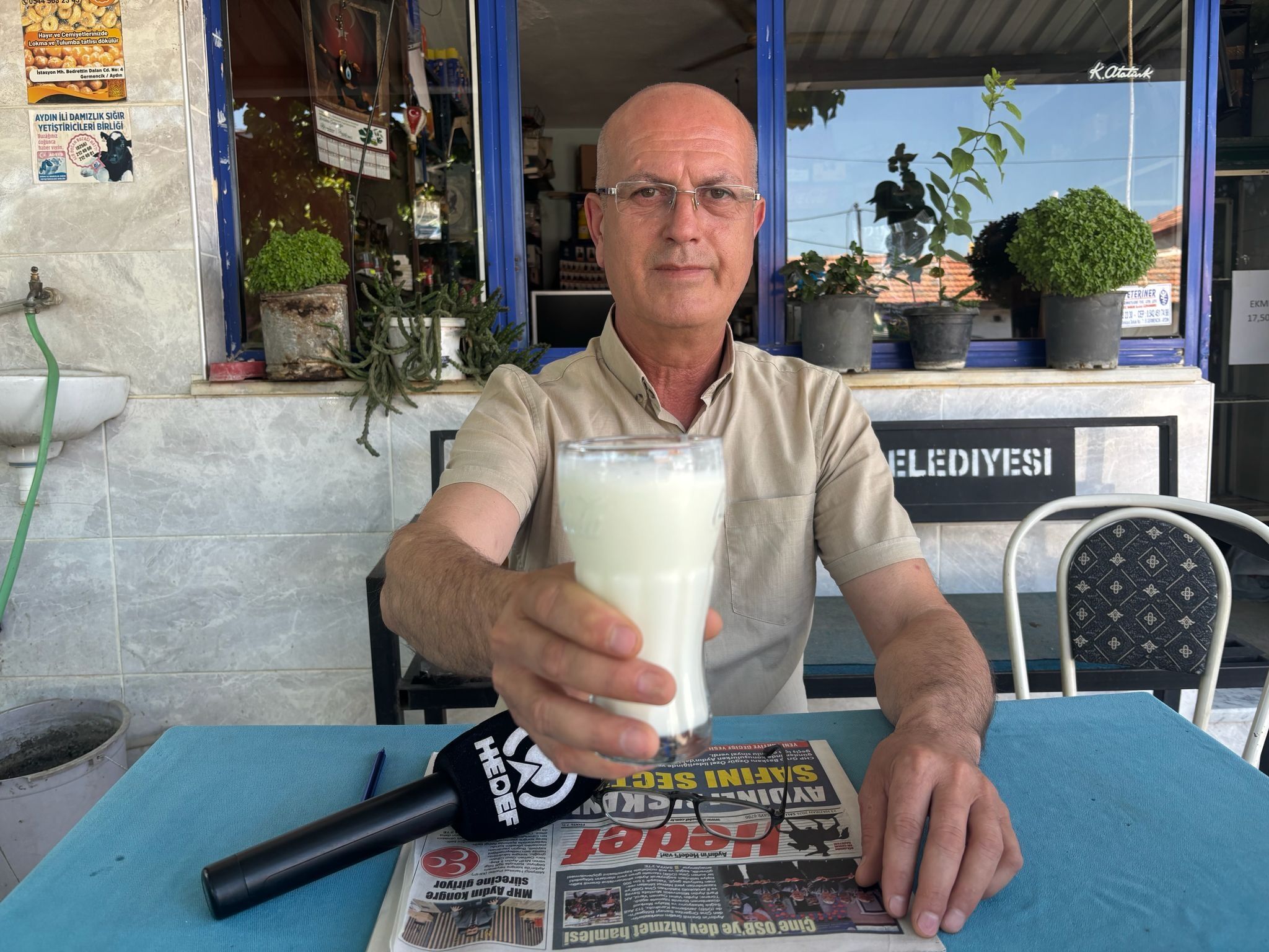 Germencikte 10 Yillik Emekle Uretilen Geleneksel Ayran Marka 672758 A1B426