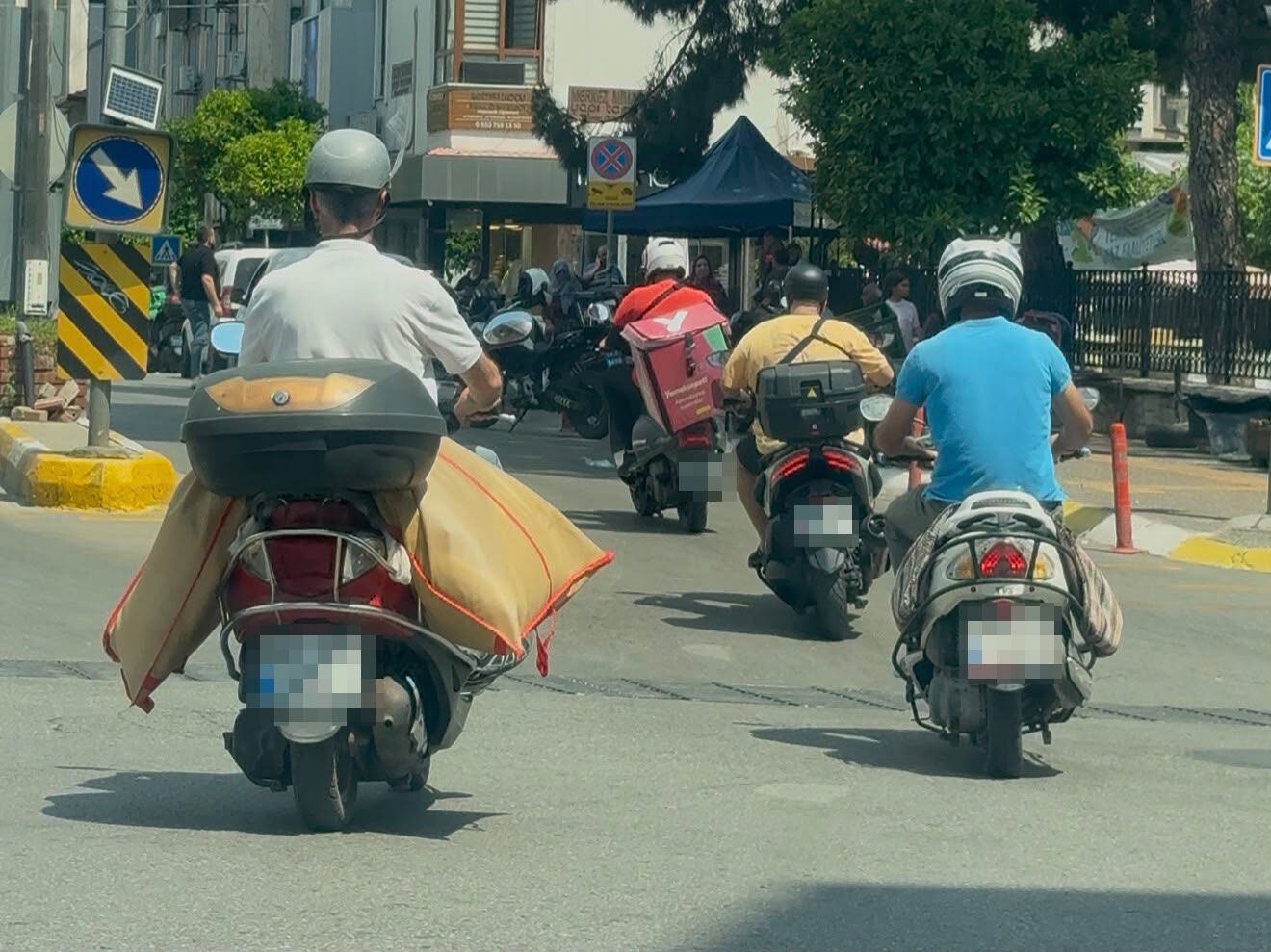 Her 1 otomobile 3 motosiklet düşüyor! Aydın trafiğinde “Hindistan Style”