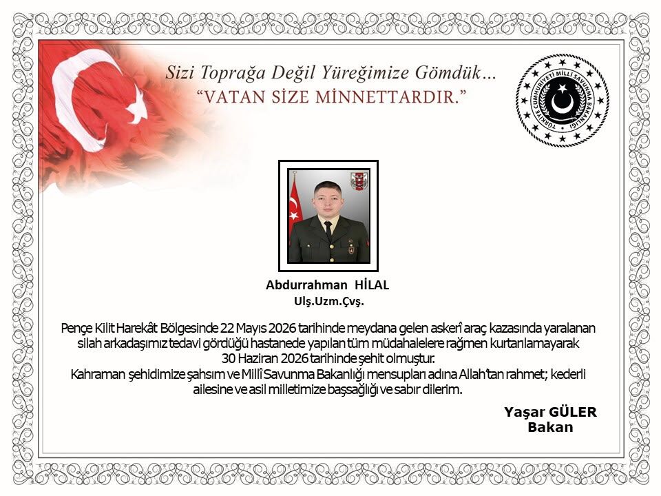 Kazada yaralanan uzman çavuş şehit oldu! Acı haber bebeğinin doğumuna 1 ay kala geldi