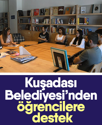 Kuşadası Belediyesi’nden öğrencilere destek