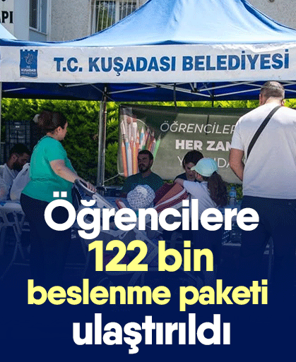 Öğrencilere 122 bin beslenme paketi ulaştırıldı