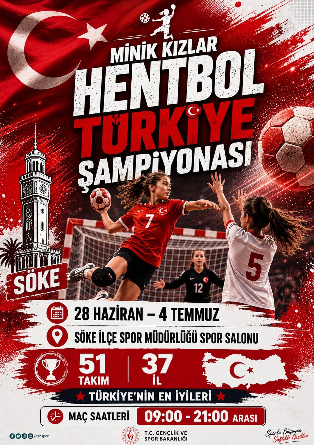 Söke'de Hentbol Heyecanı Yaşanacak 37 Ilden 52 Takım Katılacak