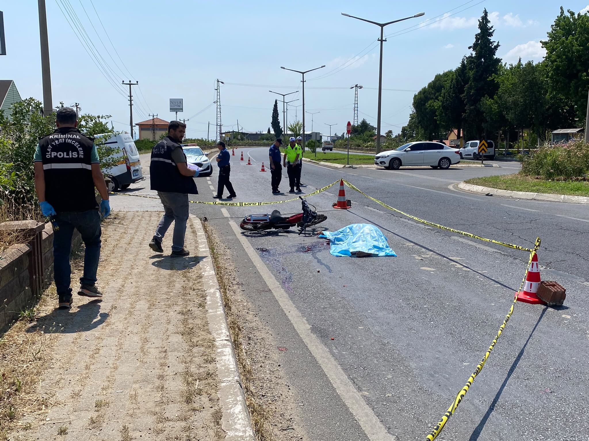 Sultanhisar motosiklet kazası! Sürücü hayatını kaybetti