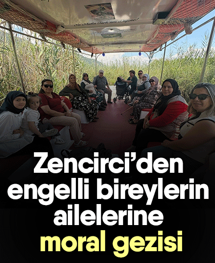 Zencirci’den engelli bireylerin ailelerine moral gezisi