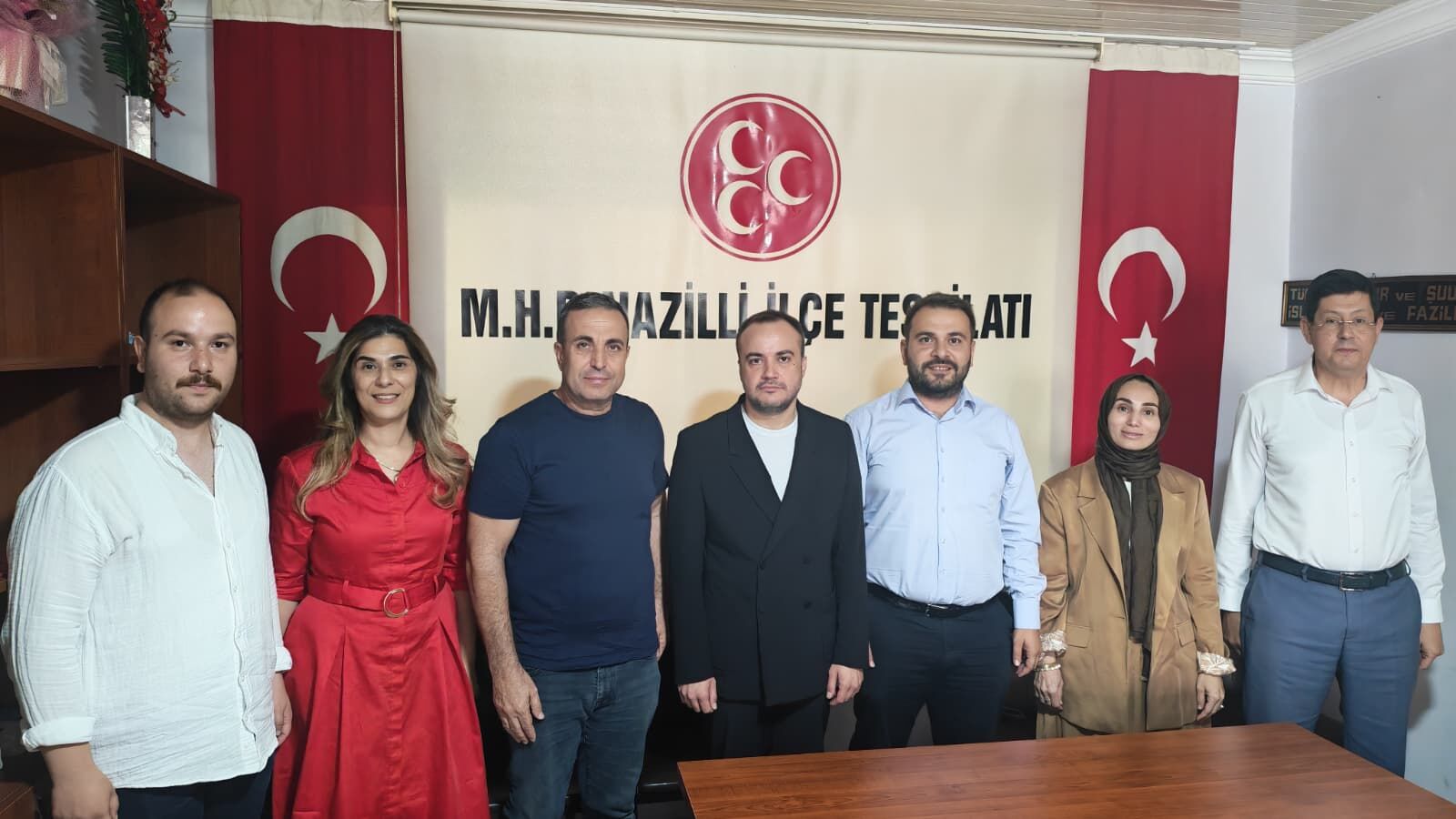 Ak Parti Nazilli’den Mhp İlçe Başkanı Yorgancı’ya Hayırlı Olsun Ziyareti (1)