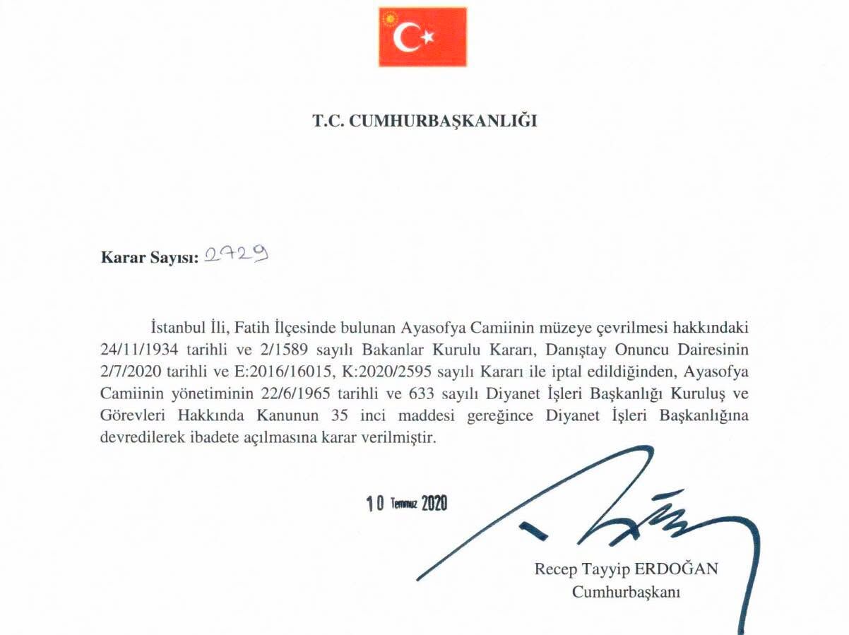 Ayasofya 6 yıl önce yeniden ibadete açıldı: AK Partili Savaş ve Özmen’den Cumhurbaşkanı Erdoğan’a teşekkür