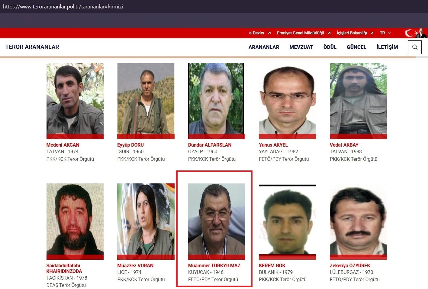 Aydın doğumlu 5 FETÖ mensubu küresel takipte