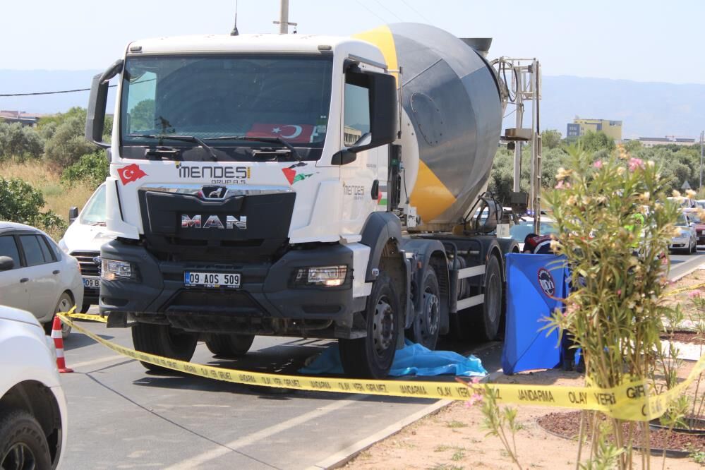 Aydın’da Beton Mikserinin Altında Kalmıştı! İşte O Görüntüler (1)