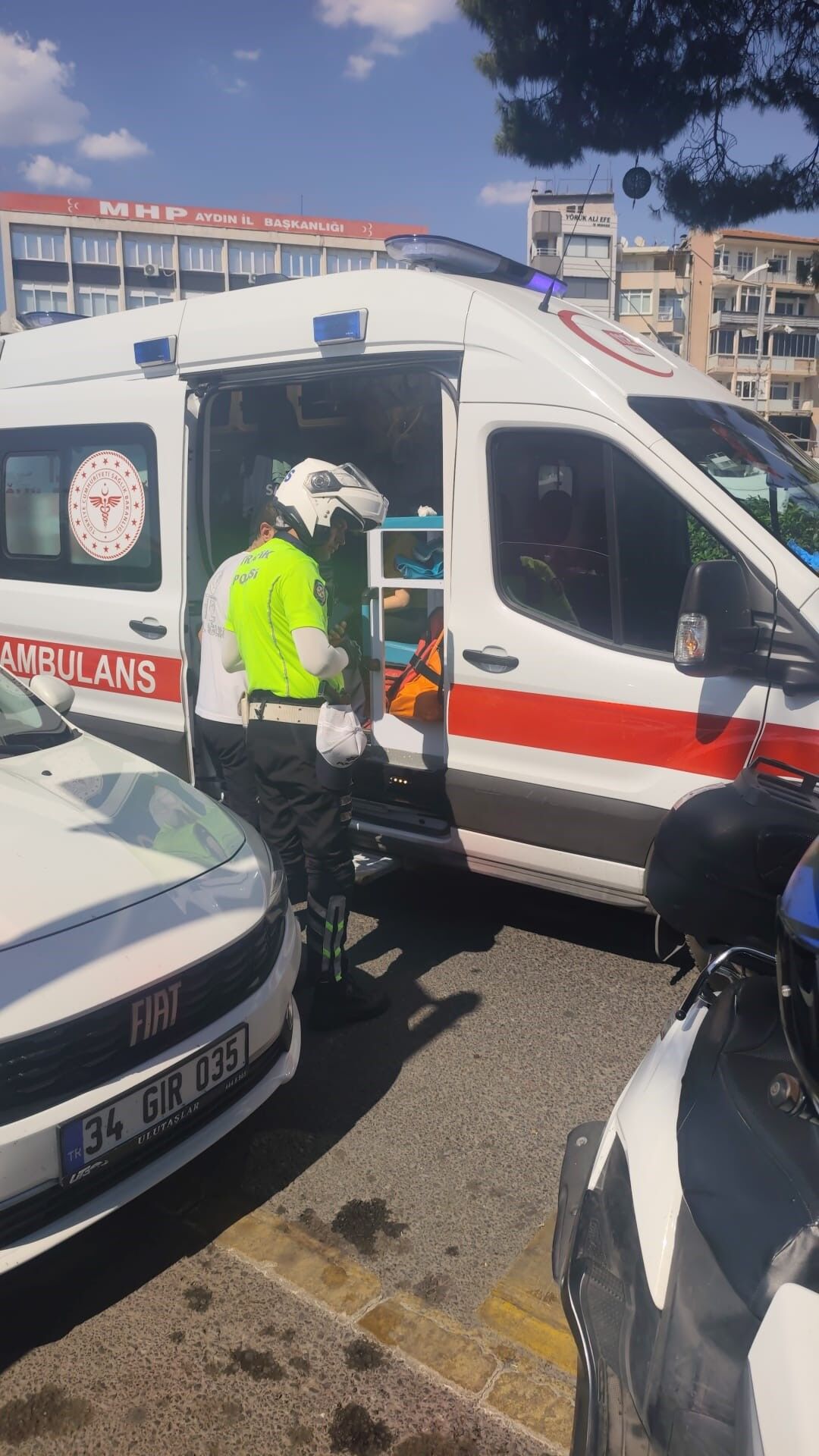 Aydın’da korkunç kaza! Motosikletten düştü Metrelerce sürüklendi